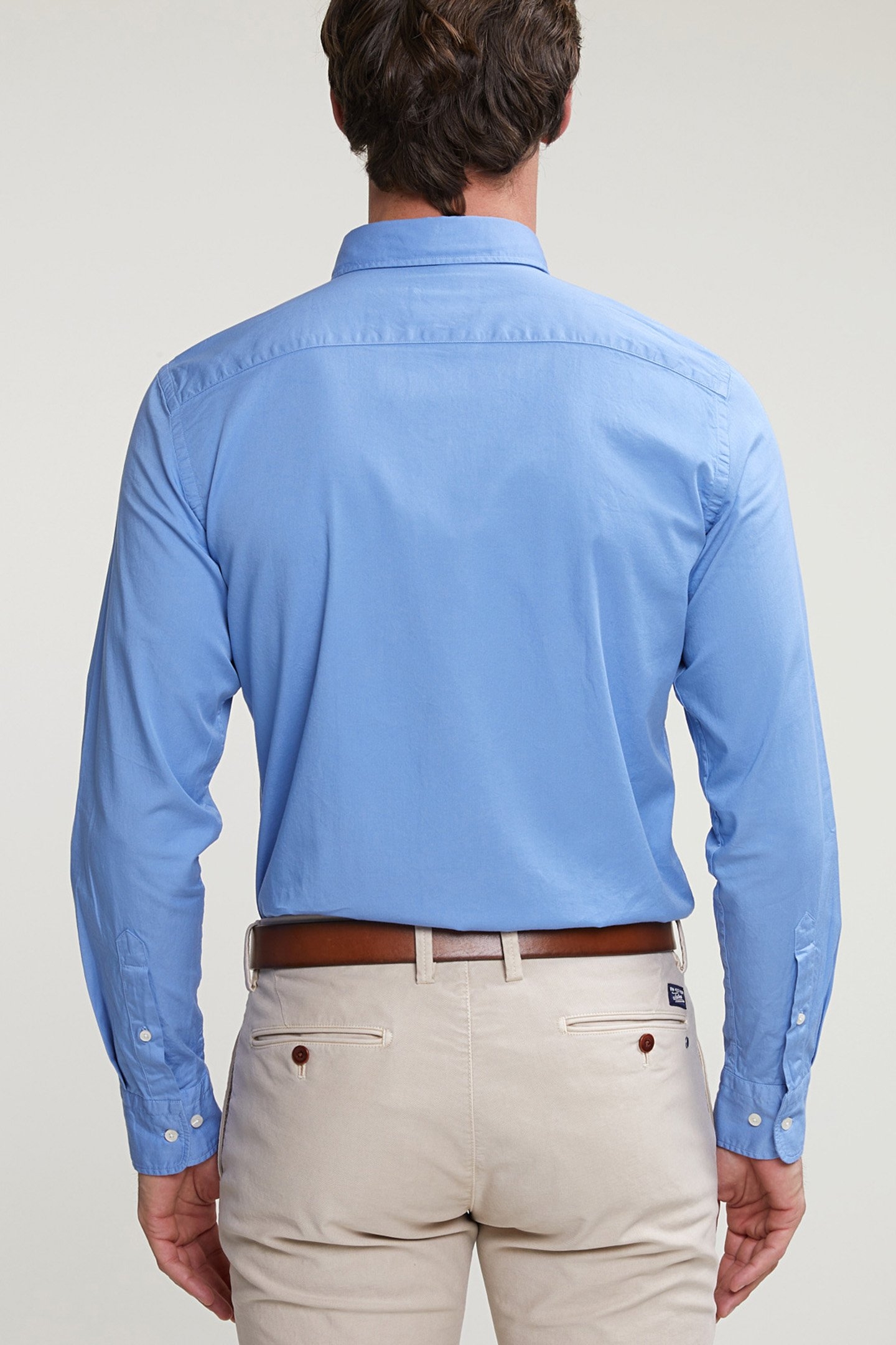 CUSTOM FIT UNI COTTON SHIRT CREEK BLUE 2