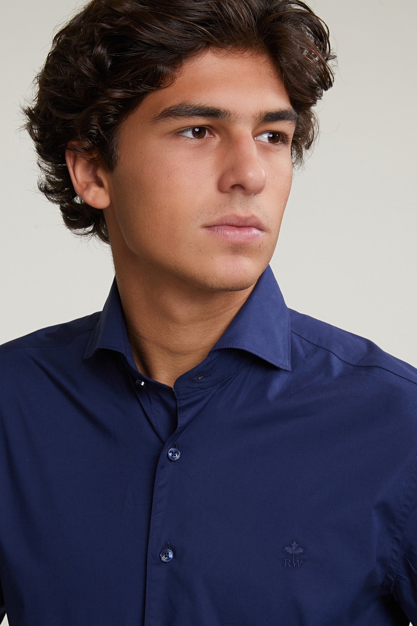 SLIM FIT UNI SHIRT BLUE 4