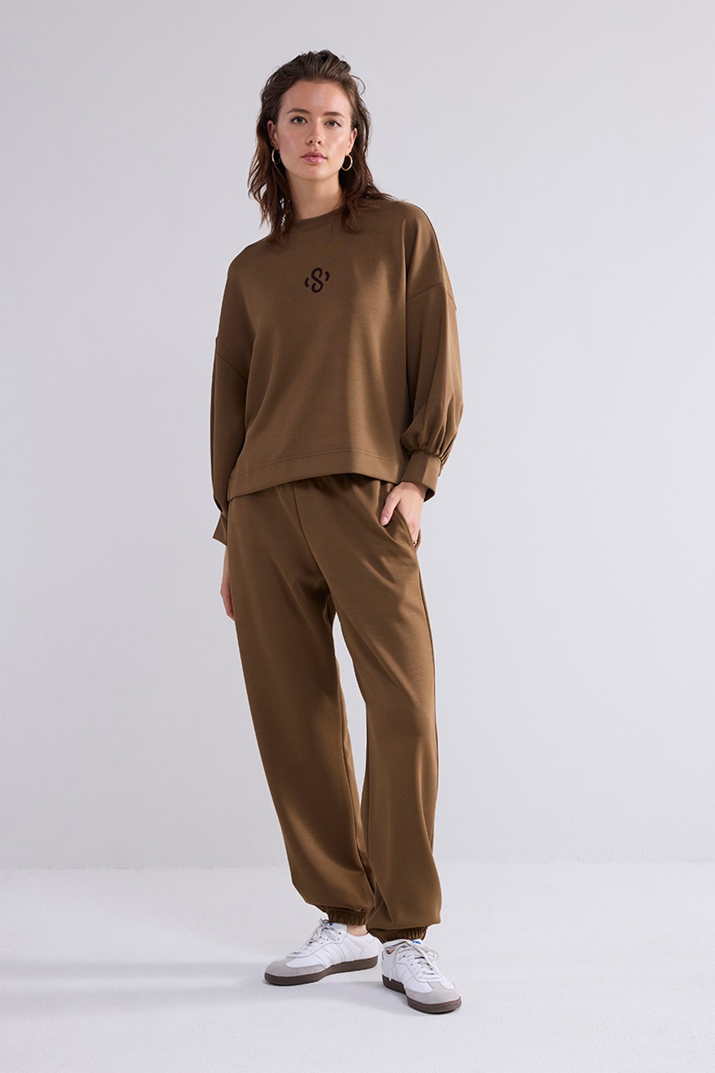 JOGGER PANTS WASHED MODAL SCUBA OLIVE 2