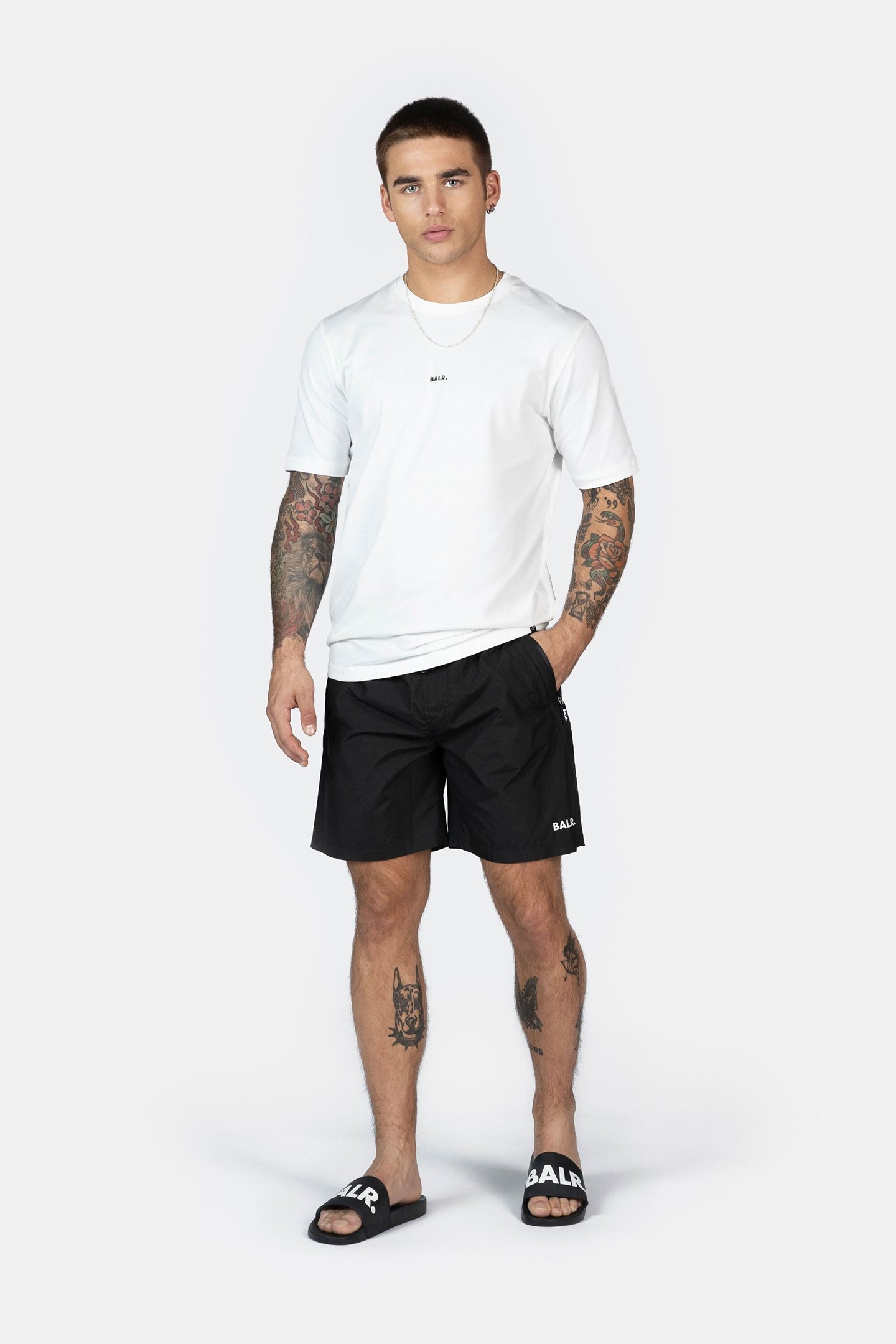 BALR. CLASSIC SWIM SHORTS JET BLACK 3
