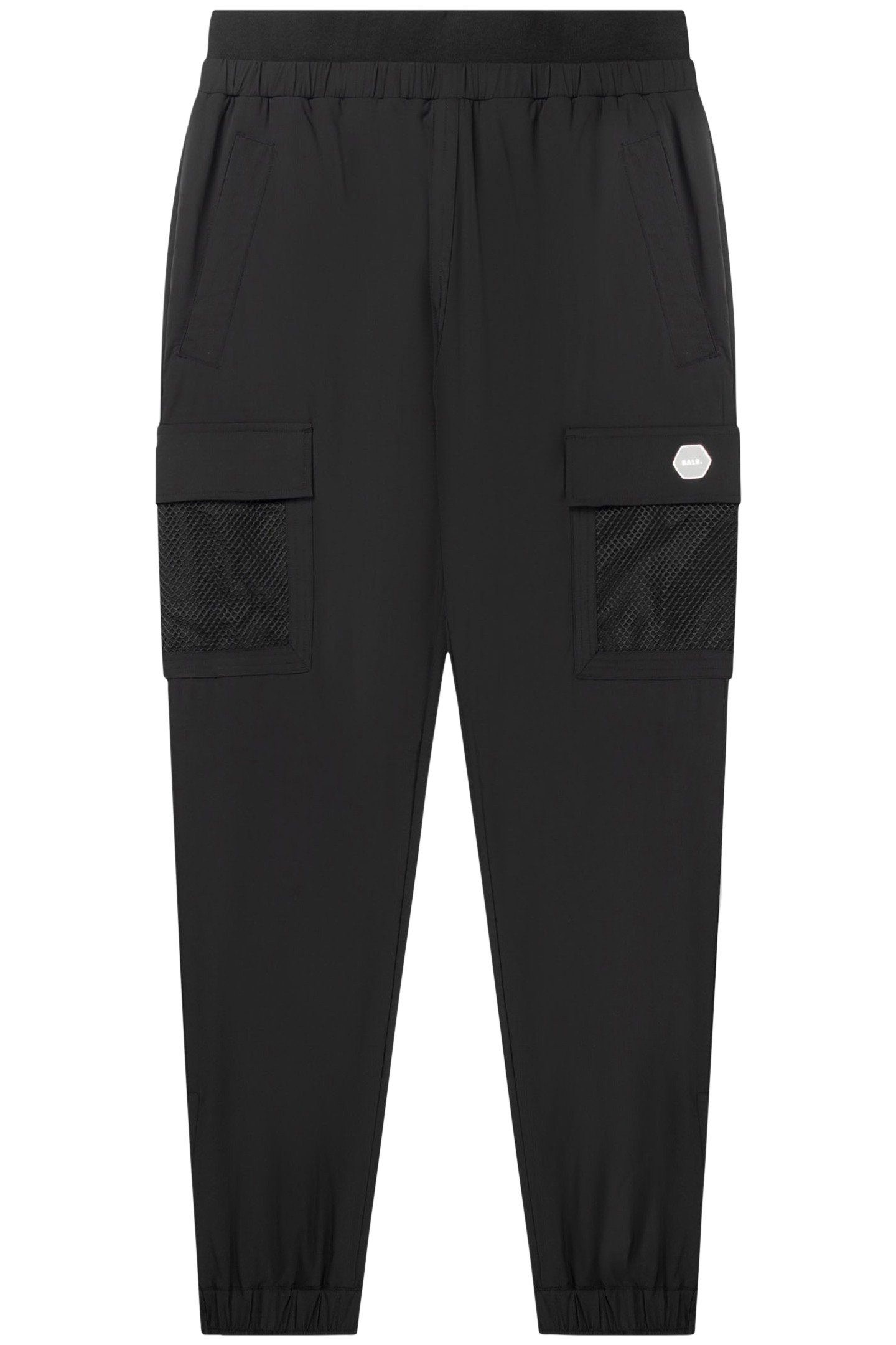 HEXLINE REGULAR FIT TRACK PANTS JET BLACK 3