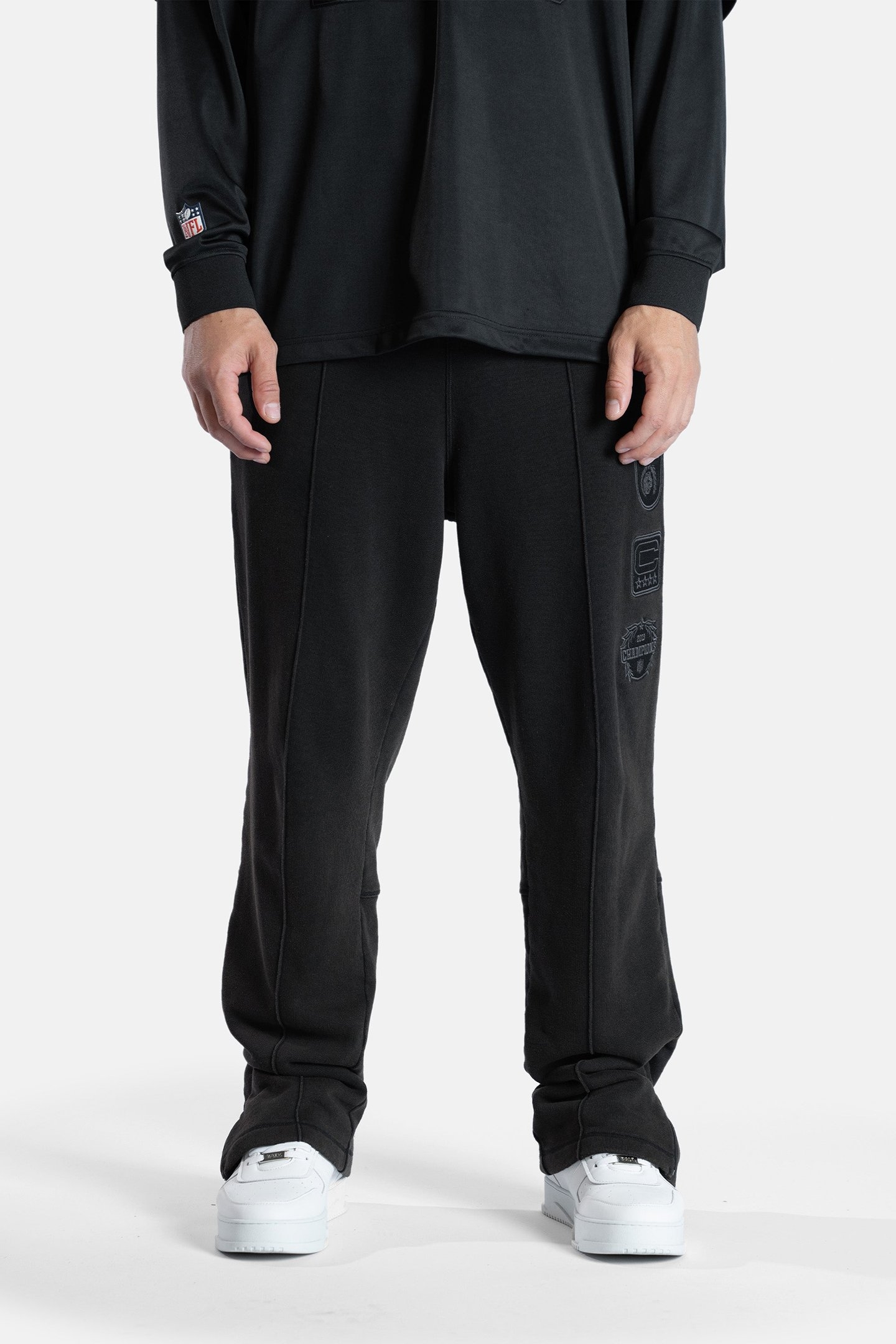 NFL X BALR. WASHED PANTS JET BLACK 1