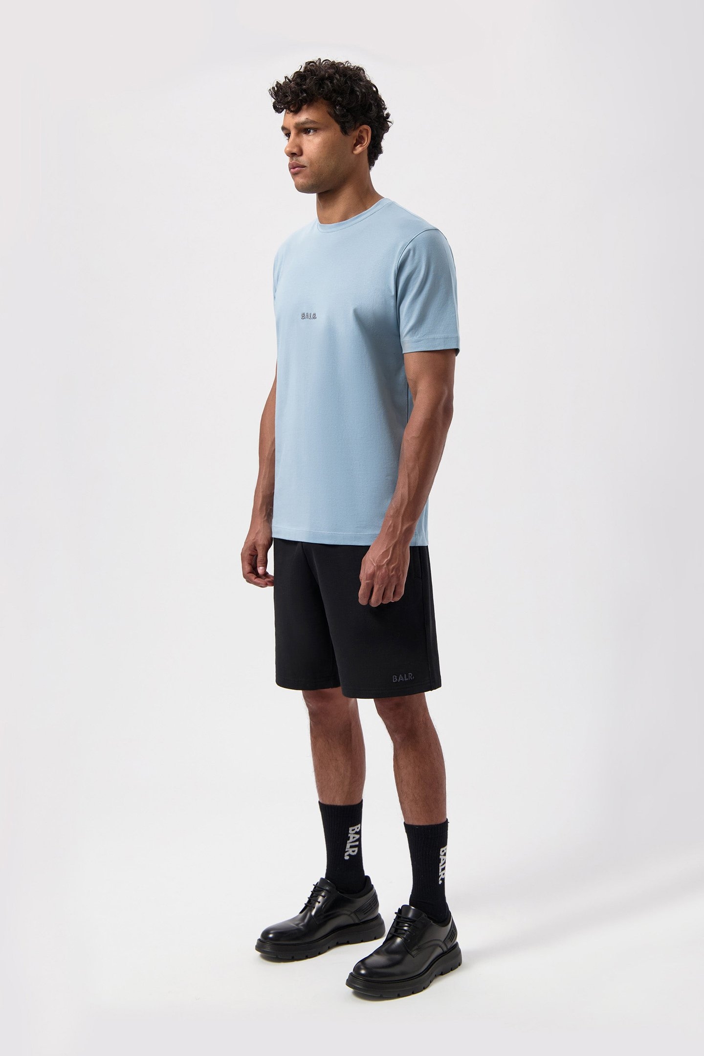 LOGO SLIM T-SHIRT ARONA BLUE 6