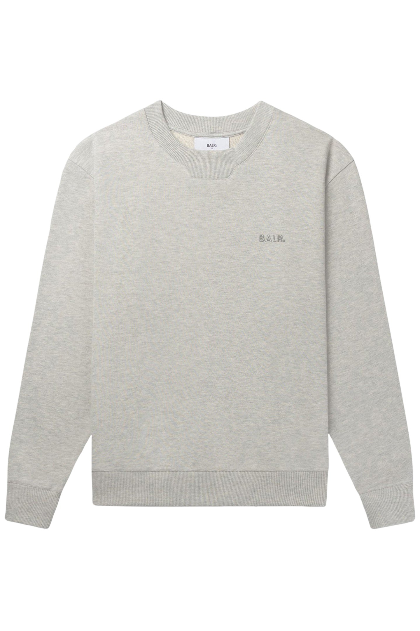 LOGO CREWNECK LT GREY MELANGE 4