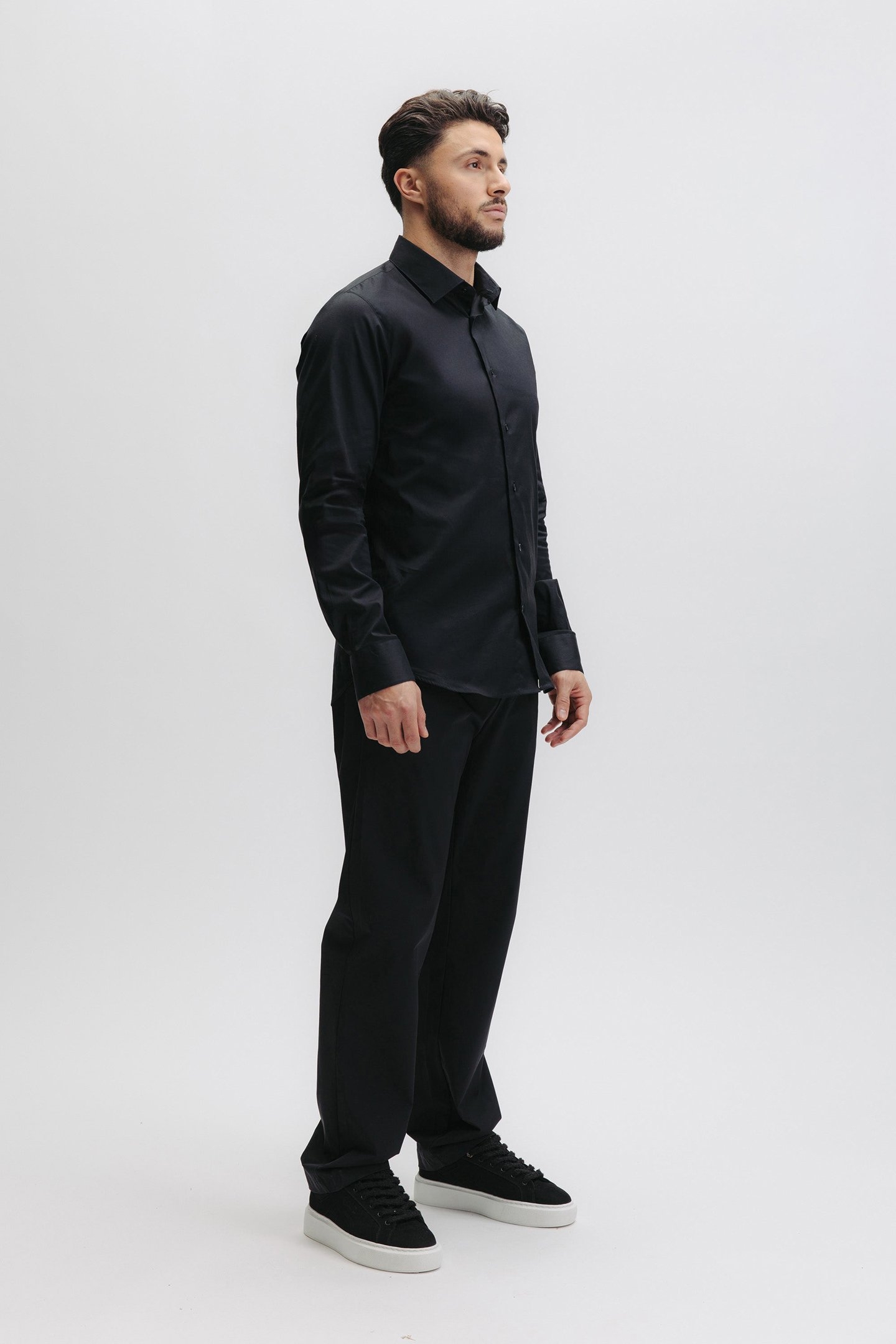 HEX-SERIES SLIM SHIRT JET BLACK 5