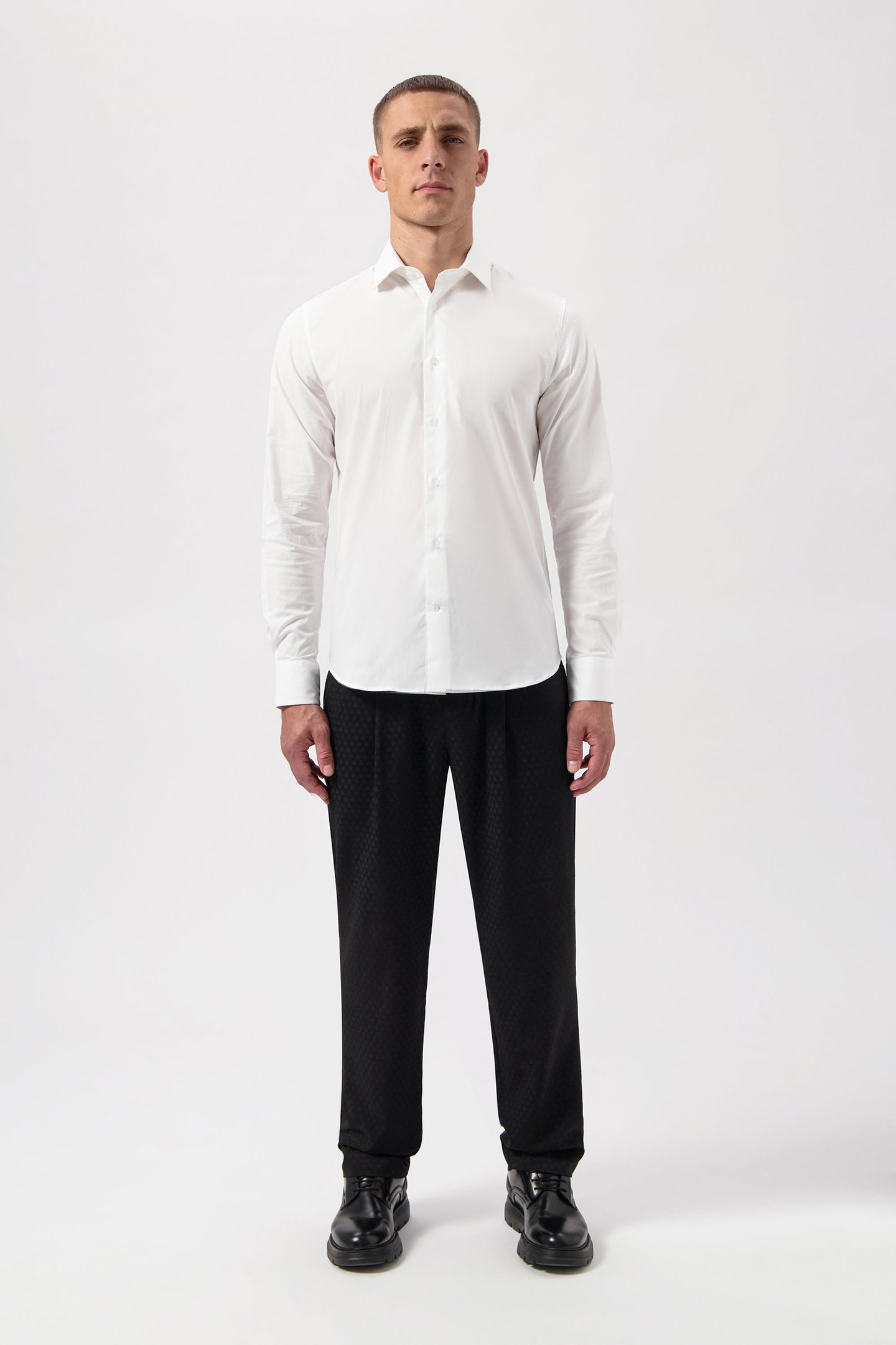 HEX-SERIES SLIM SHIRT BRIGHT WHITE 1