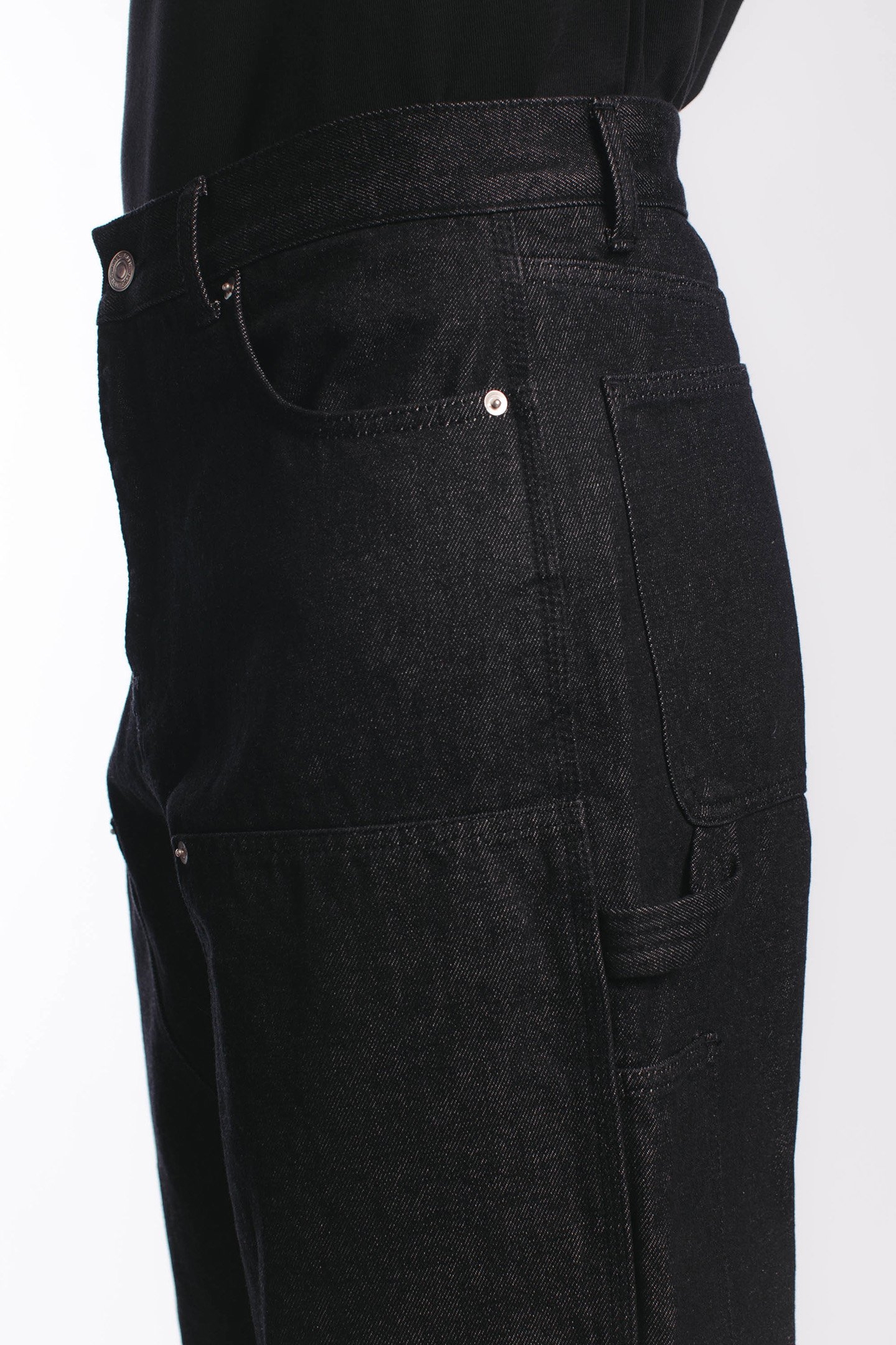 ED DENIM PANTS JET BLACK 6