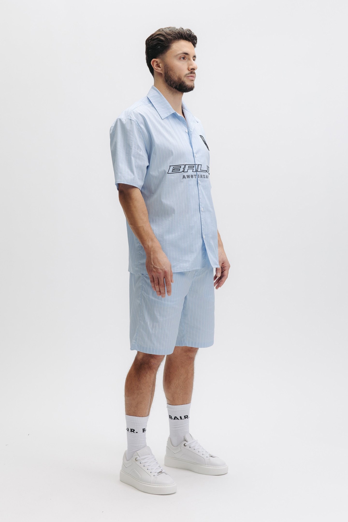 DIEGO BOX SHIRT WHITE/LIGHT BLUE 5