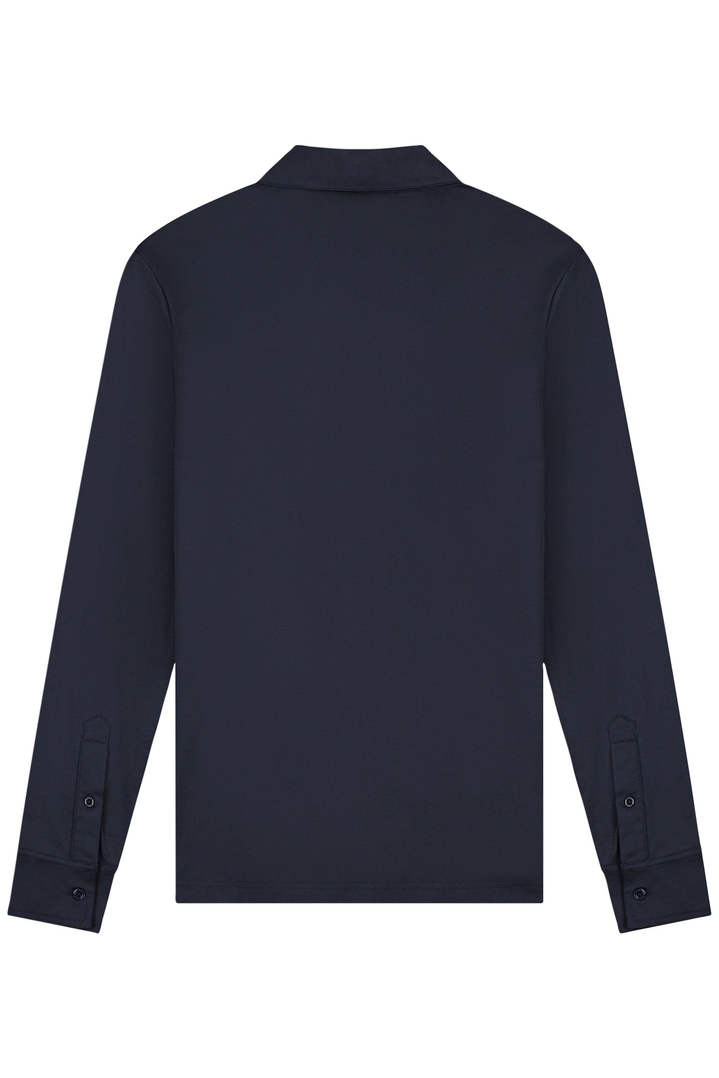 QXI SLIM L/S POLO EBONY BLUE 4