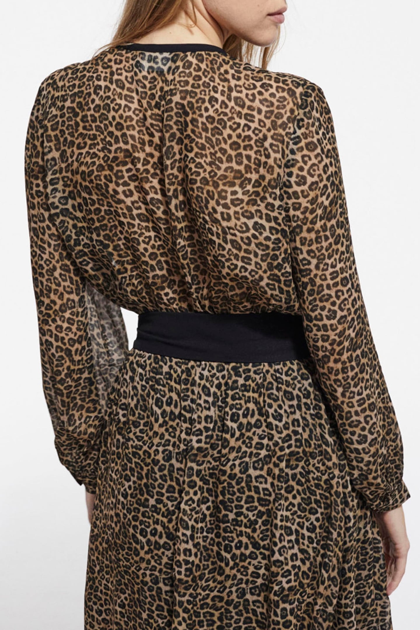 PETIT LEO VISCOSE GGT LONG DRESS LEOPARD 4