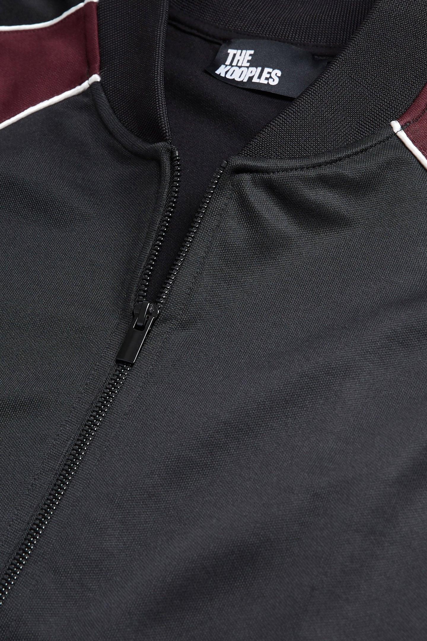 ZIP-UP SWEATSHIRT WITH RAGLAN SLEEVES BURGUNDY 7