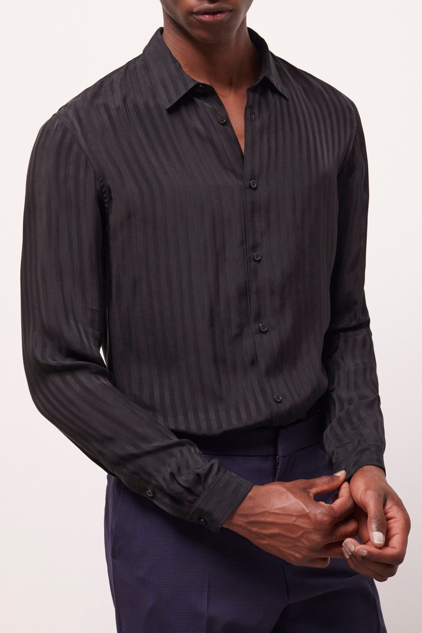 LONG SLEEVE SHIRT BLACK 1