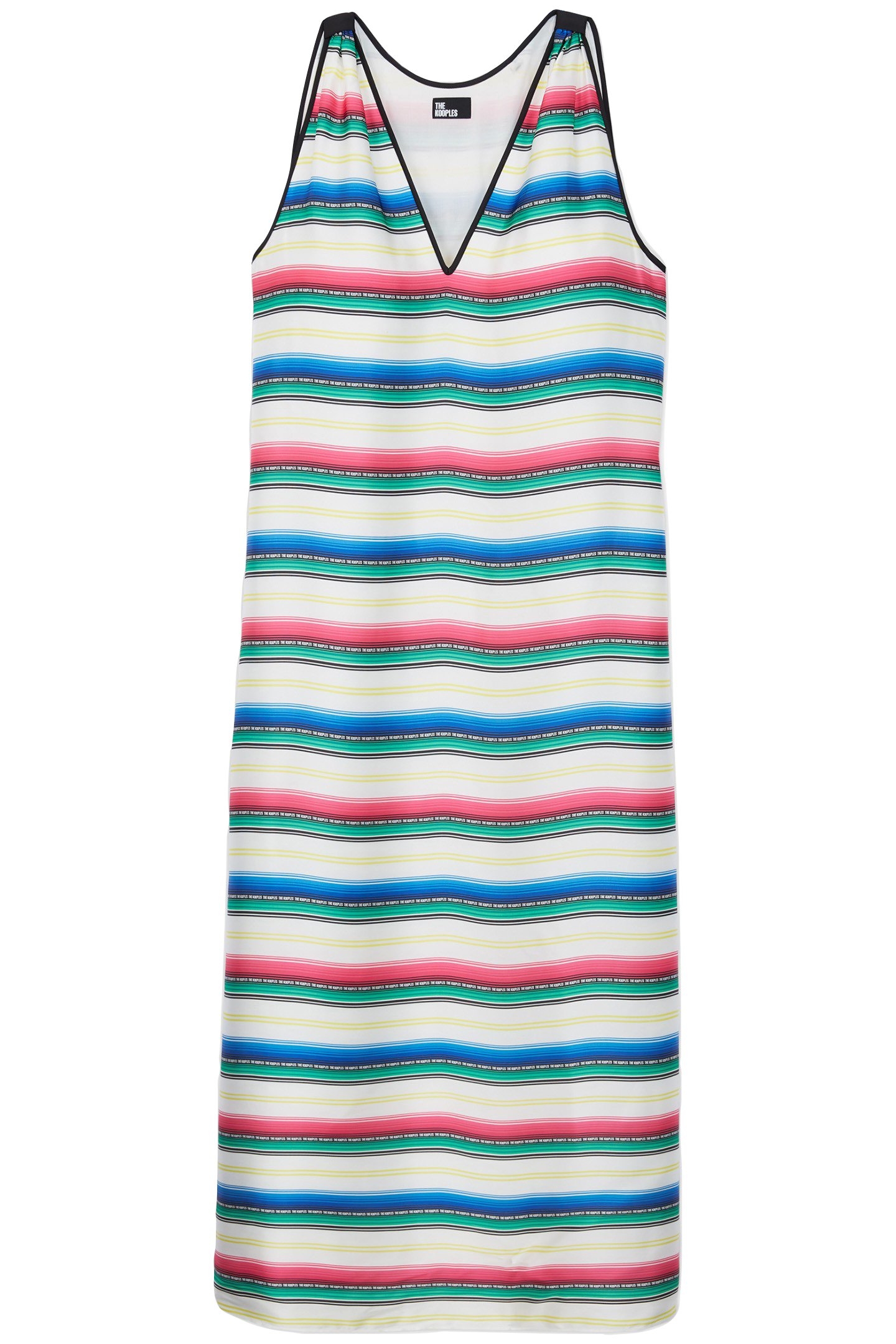 LONG SLEEVELESS DRESS MULTICOLOR 1