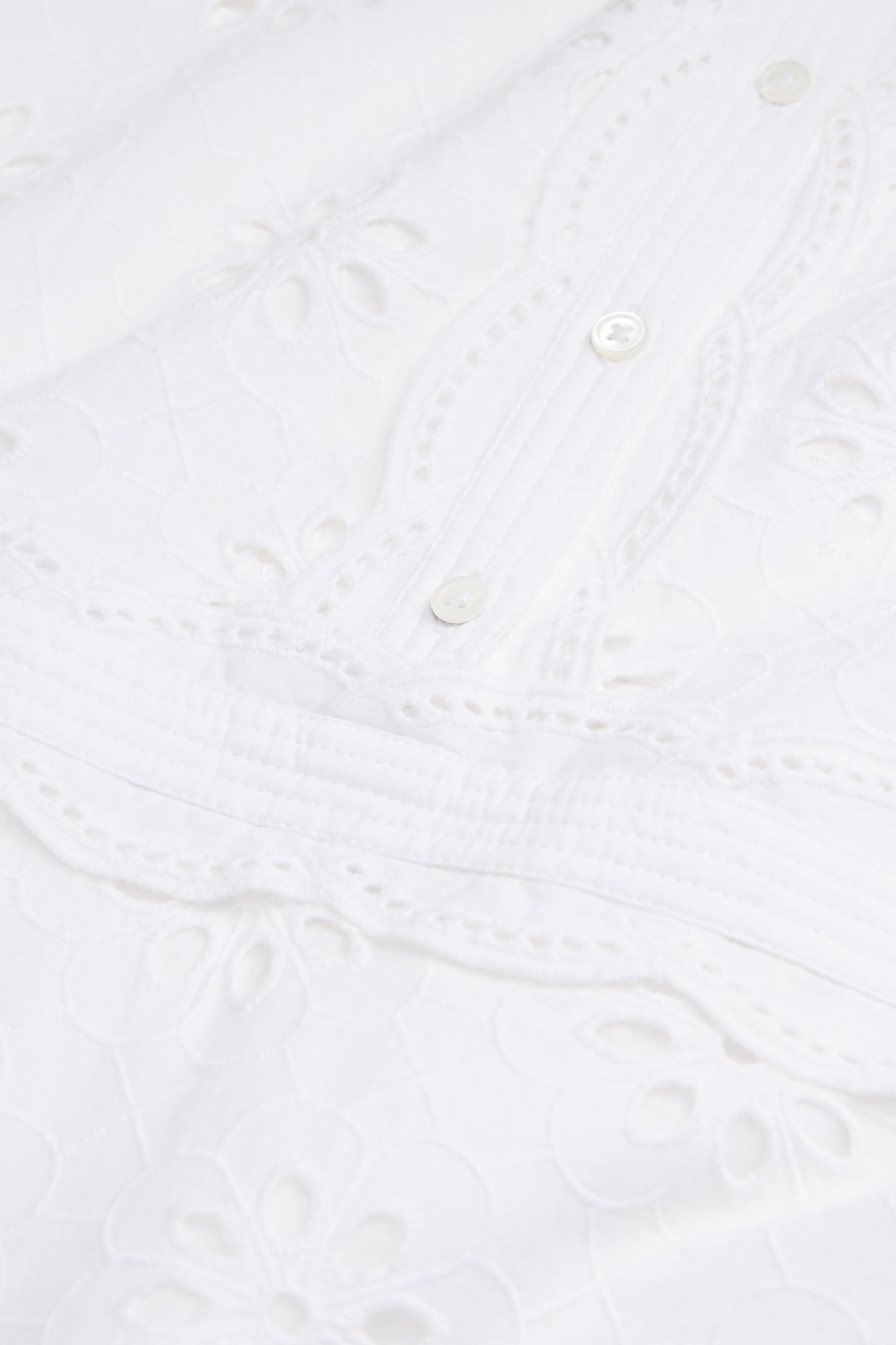 BRODERIE ANGLAISE DRESS WHITE 7