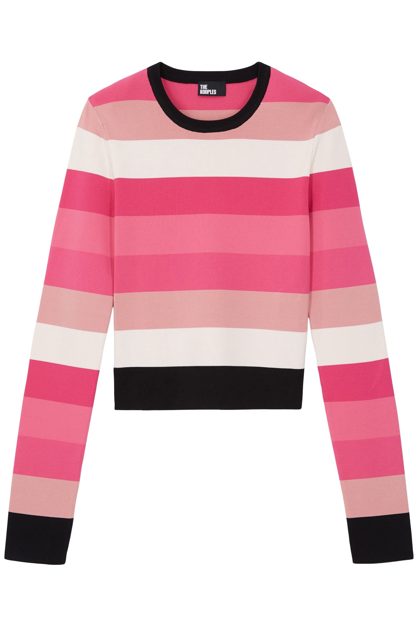 CROPPED SWEATER WITH PINK GRADIENT 4