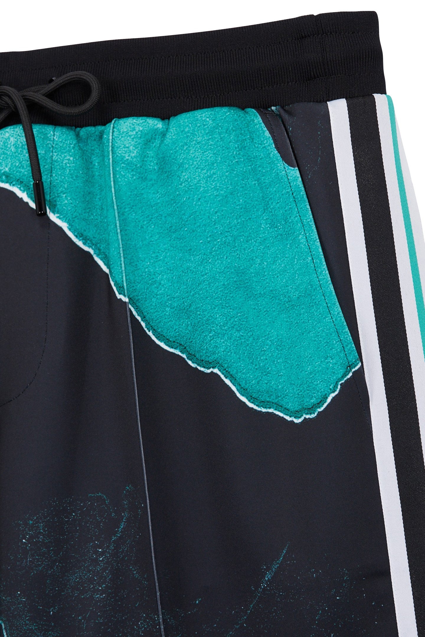 JOGGING MARBLE BLACK/GREEN 2