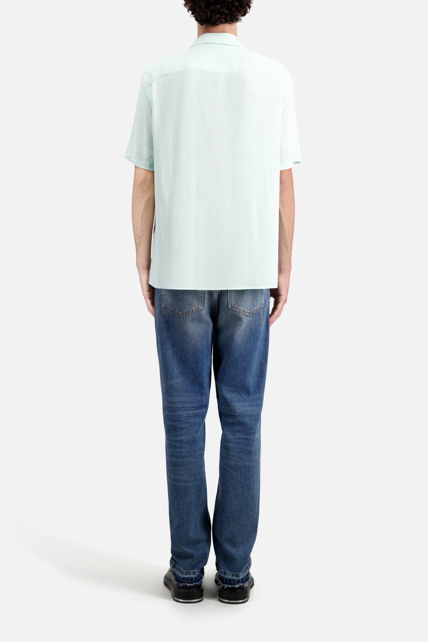 SHORT SLEEVE SHIRT WITH CLASSIC COLLAR OCEAN 3