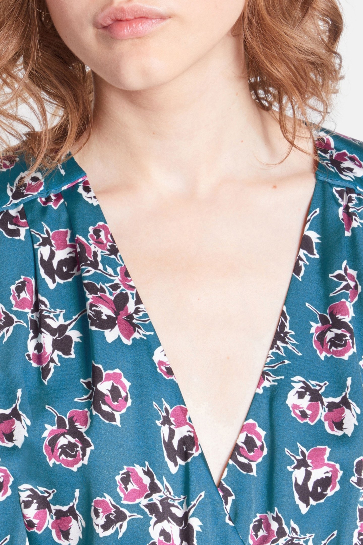 SHORT DRESS WITH LONG SLEEVES PINK-BLUE 6