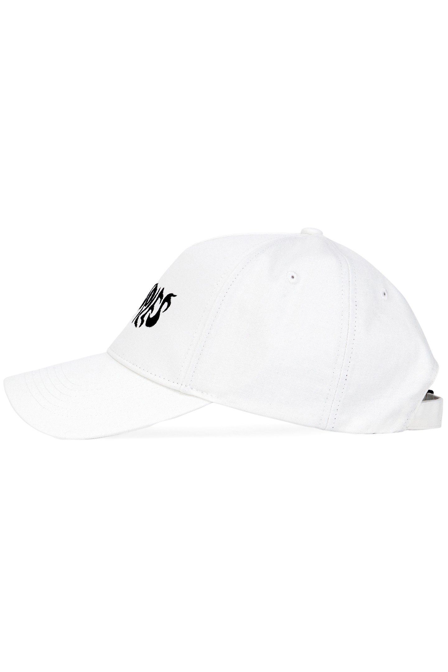 COTTON CAP WITH EMBROIDERED LOGO WHITE 4