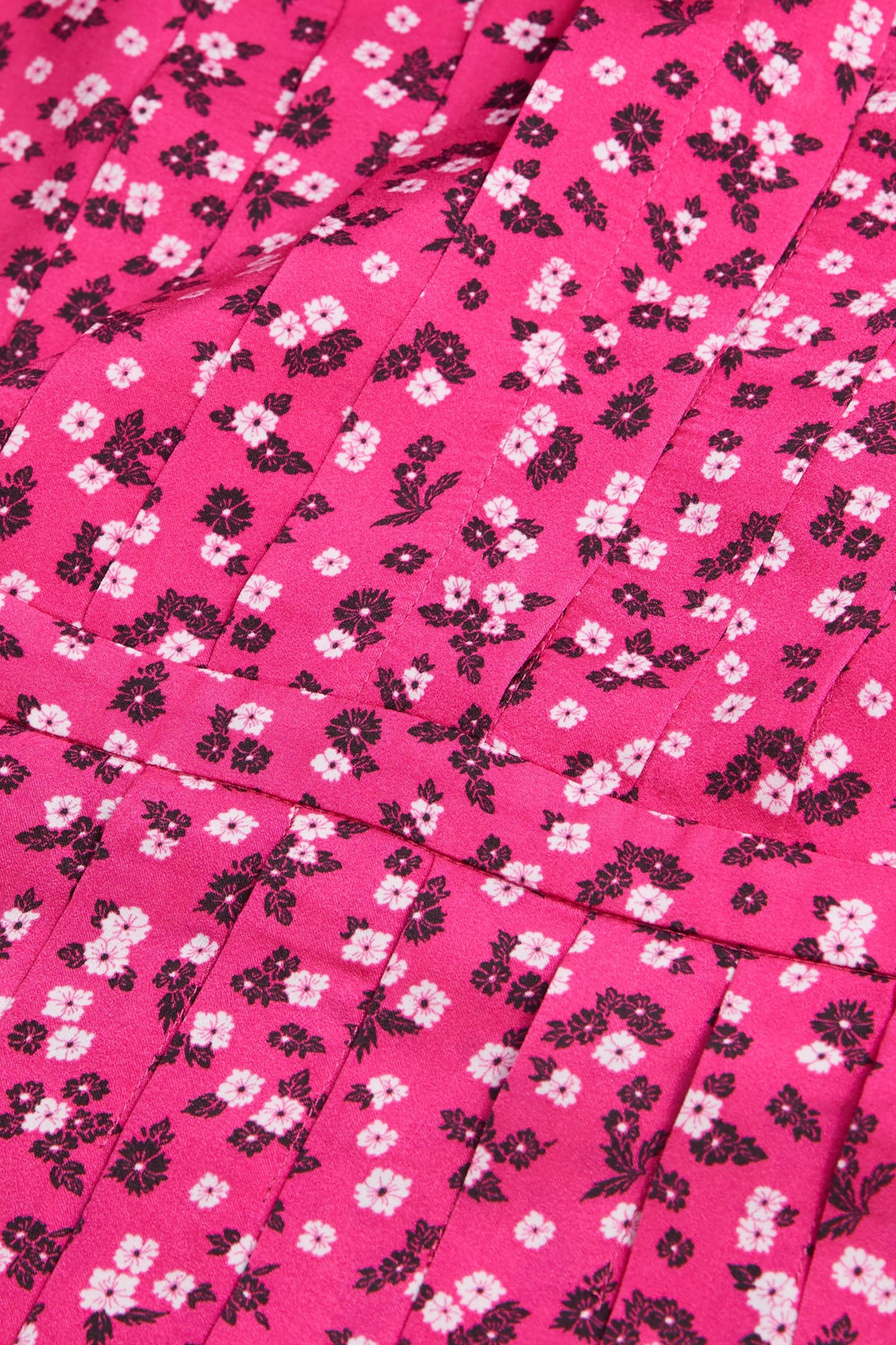 LONG SLEEVE TOP WITH PLEATED DETAIL PINK BLACK 7