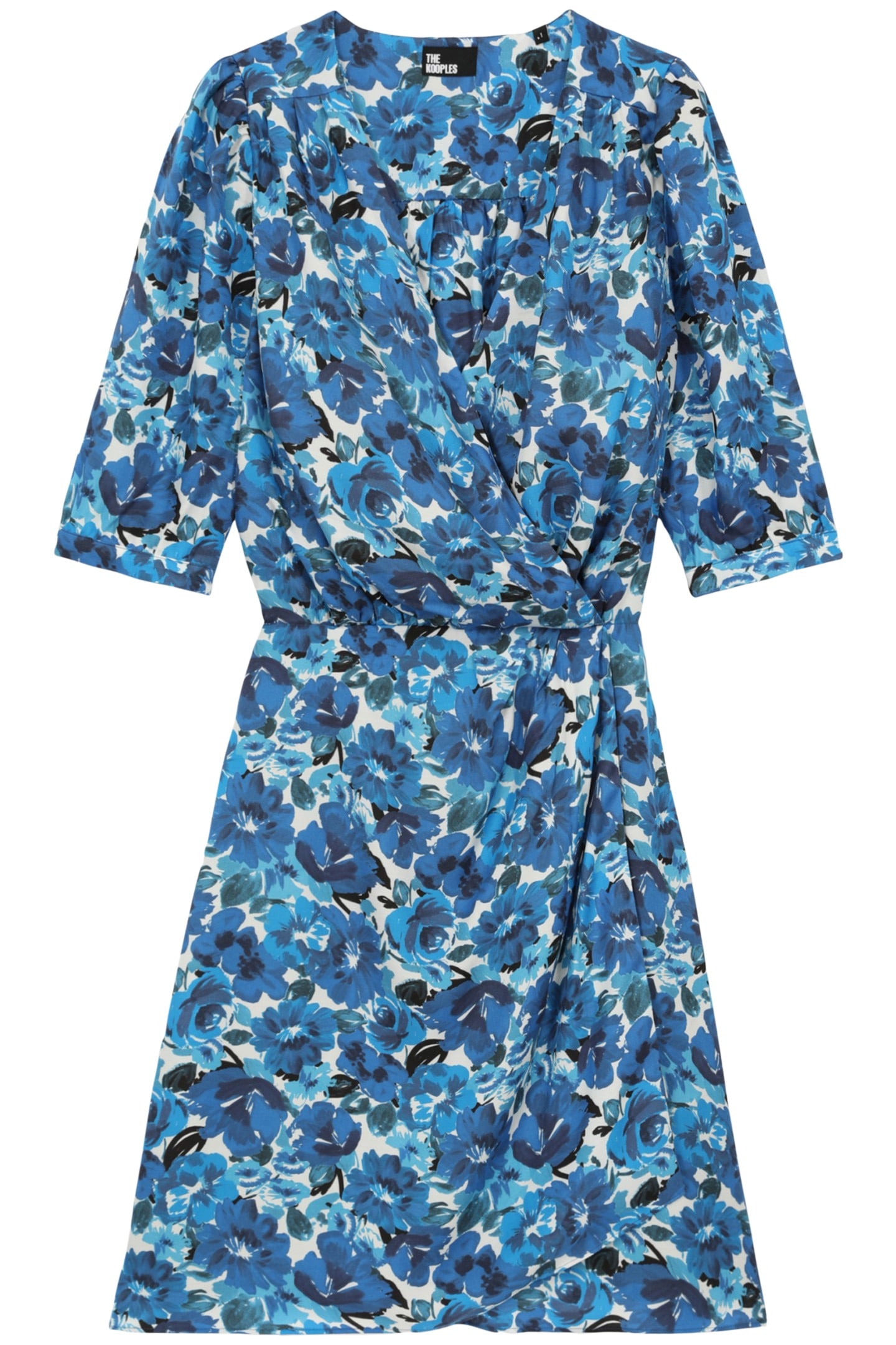 SHORT SLEEVE DRESS BLUE WHITE 3