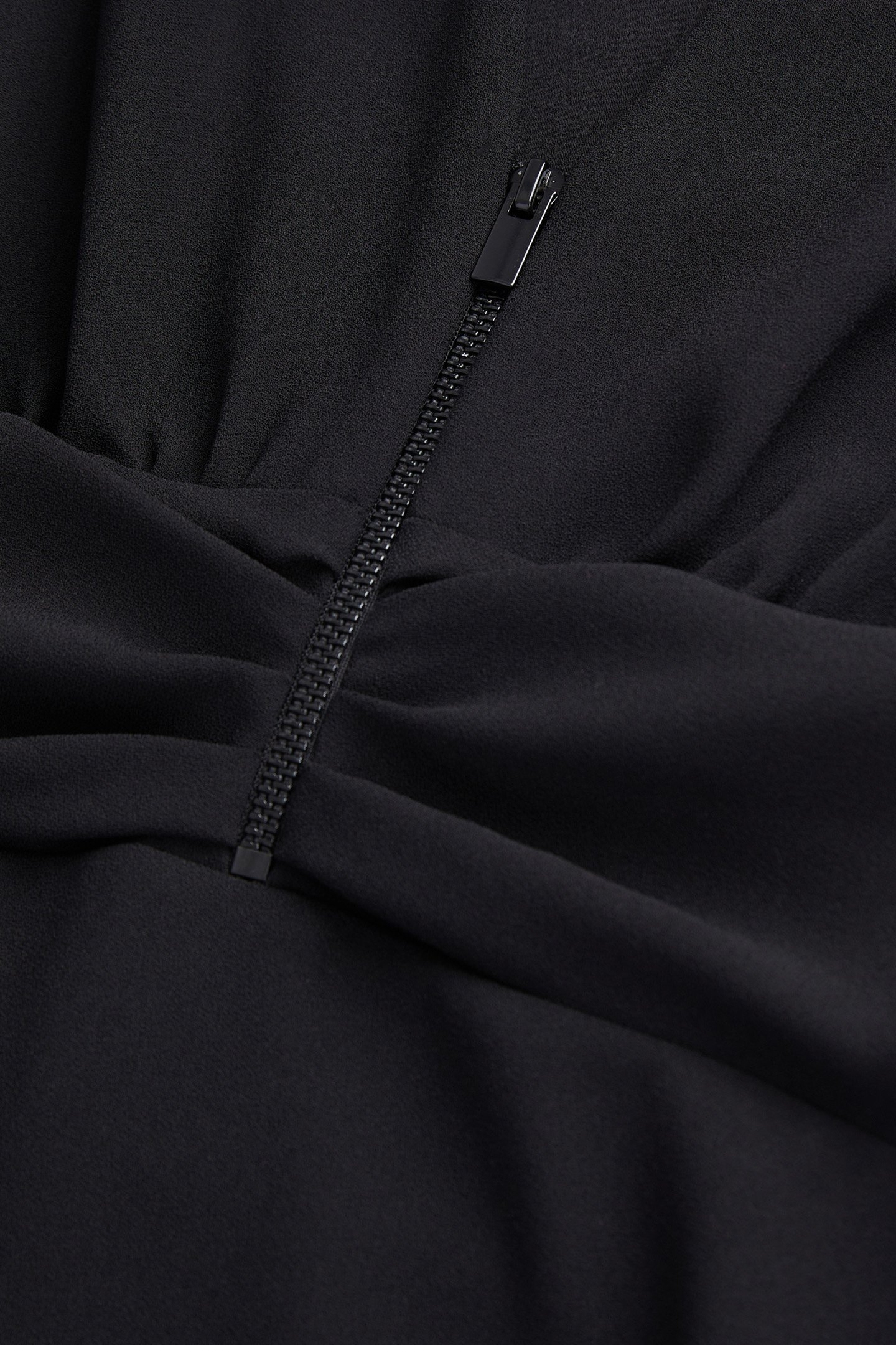 SHORT DRESS WITH LONG SLEEVES BLACK 5