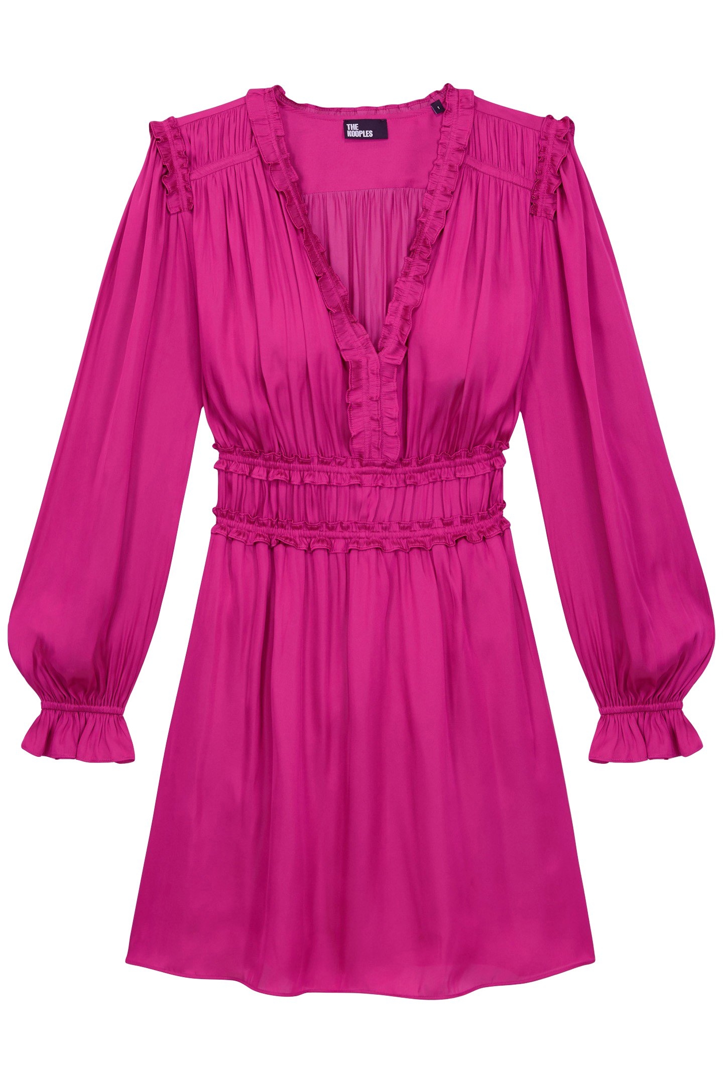 SHORT PLEATED DRESS PINK 4