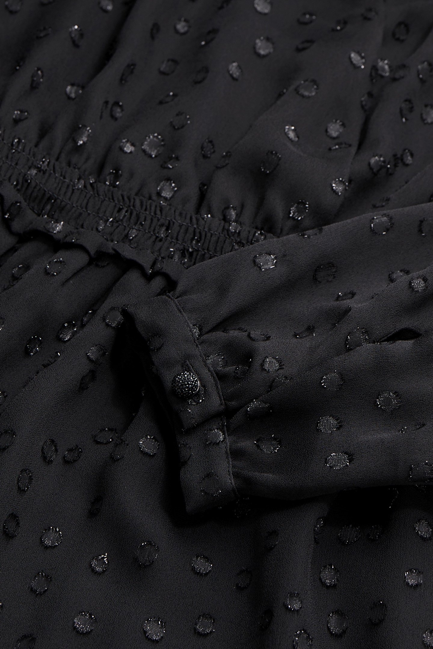 SHORT DRESS WITH 3/4 SLEEVES AND CROSSED TOP BLACK 4