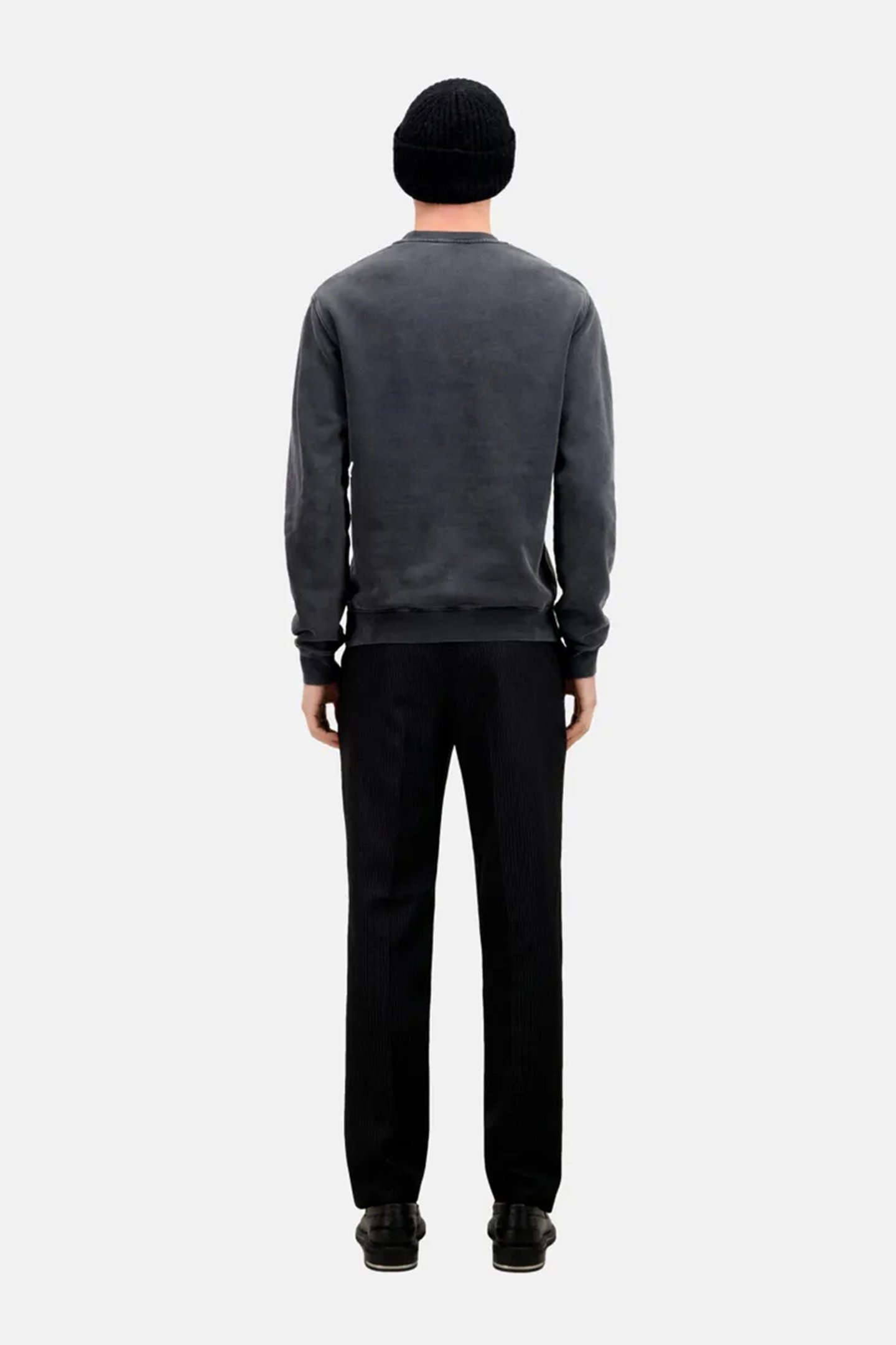 SWEATSHIRT WITH DOBERMAN PRINT BLACK WASHED 3