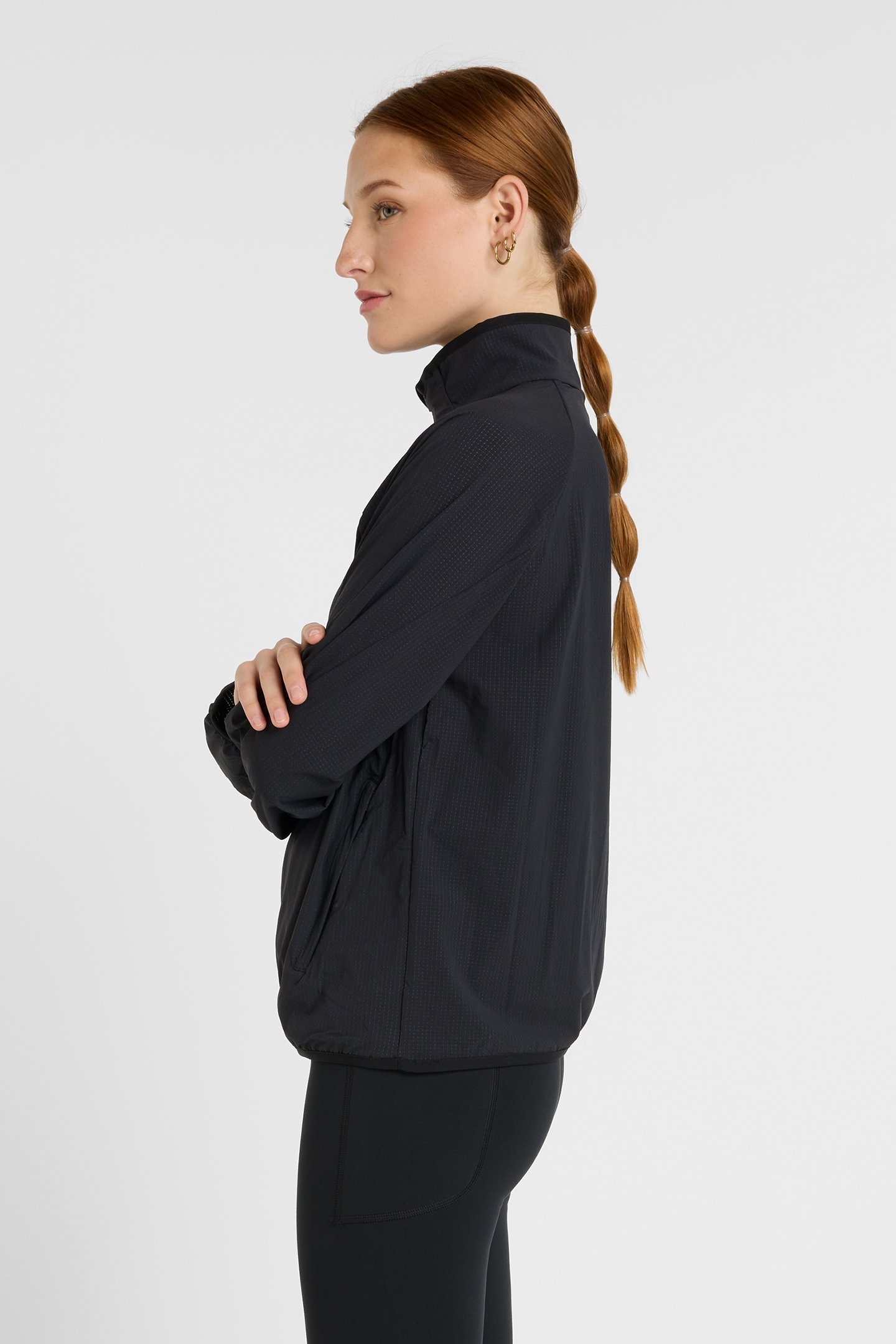 ULTRA LIGHT HALF ZIP BLACK 6