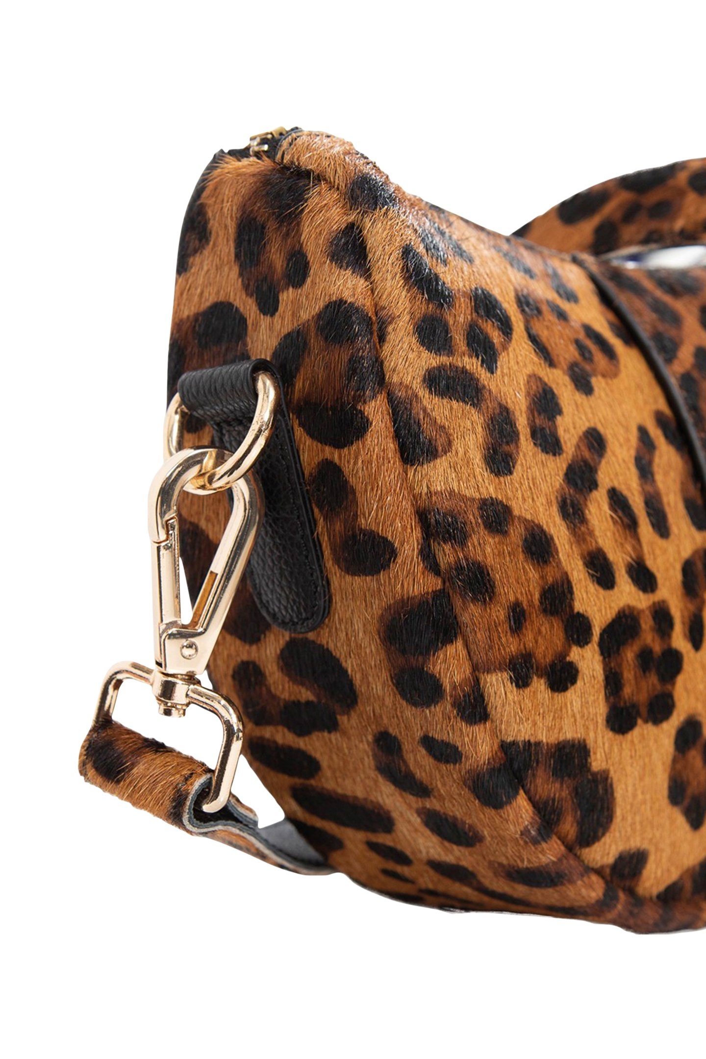 ALBA - TOFFEE-COLORED SHOULDER BAG IN FOAL-EFFECT LEATHER WI 5