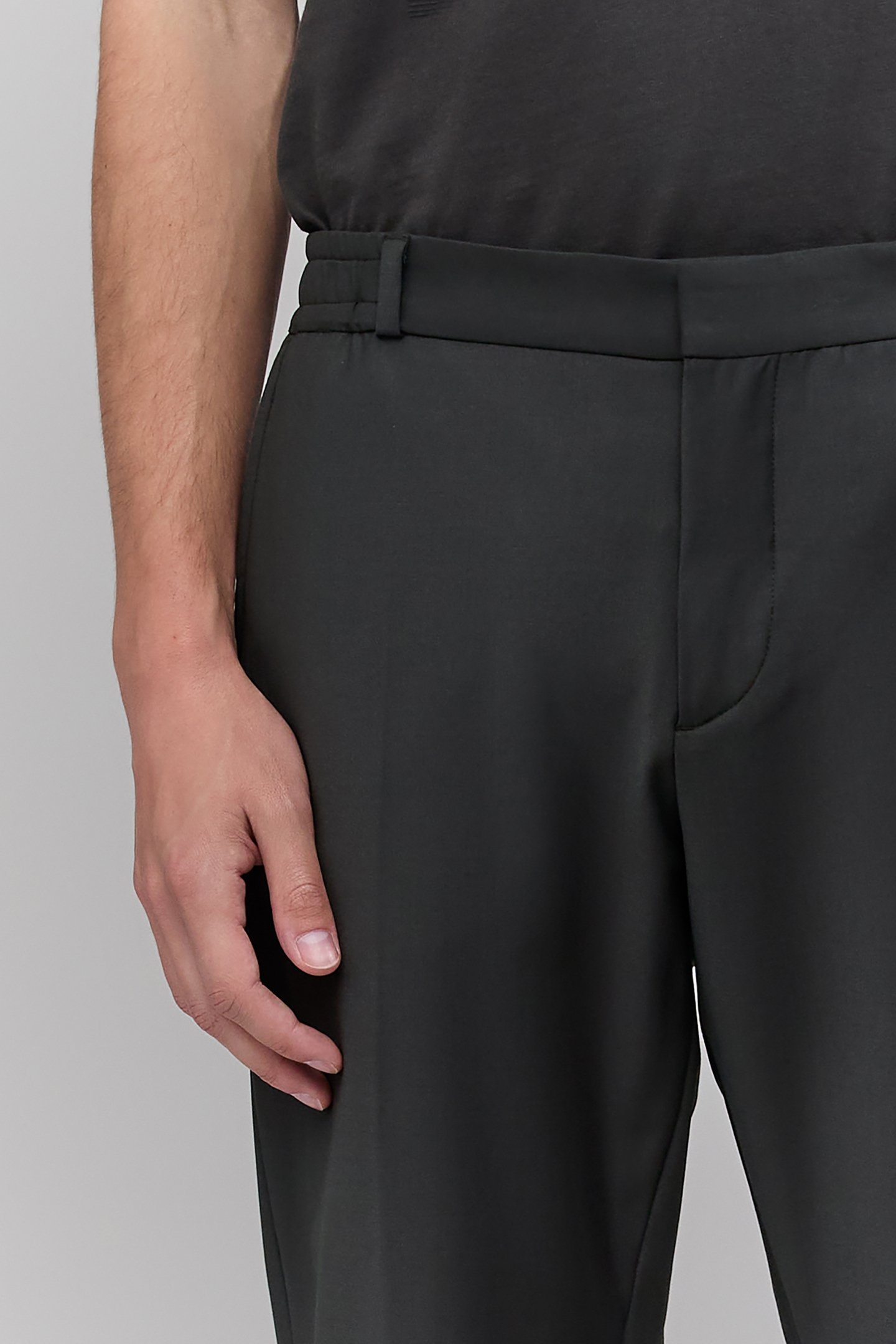 ULTRA MOBILITY KHAKI SUIT TROUSERS 5