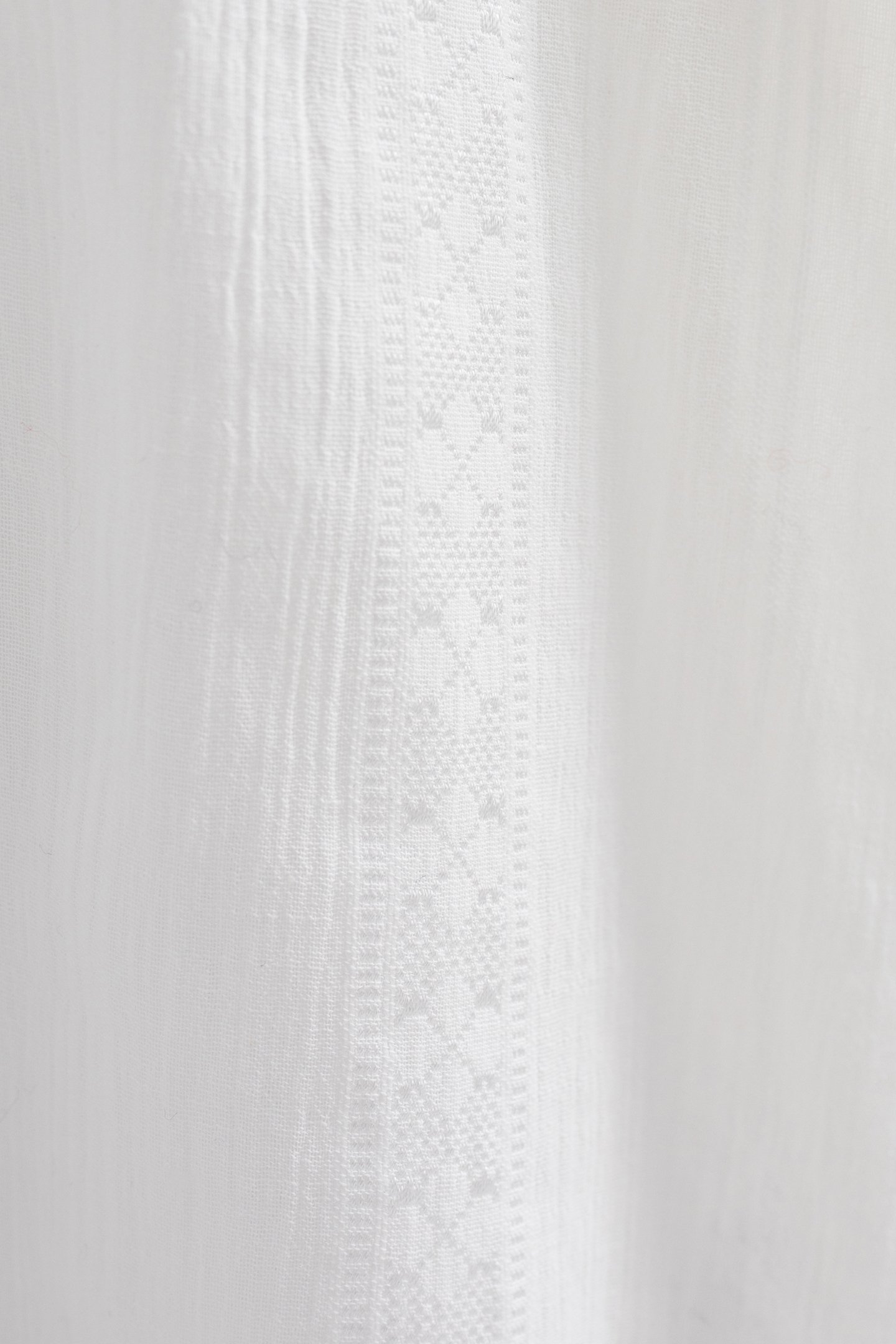 OFF-WHITE BLOUSE WITH PLEATS AND LACE DETAILS 'S 6