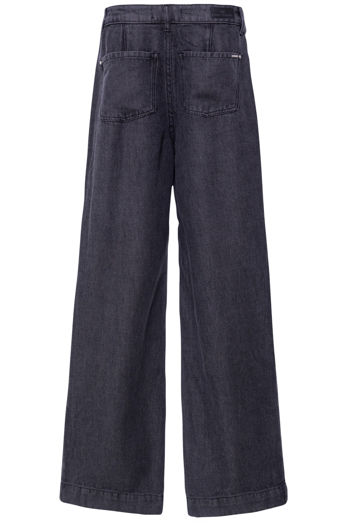 CHARCOAL GREY WIDE-LEG JEANS 2