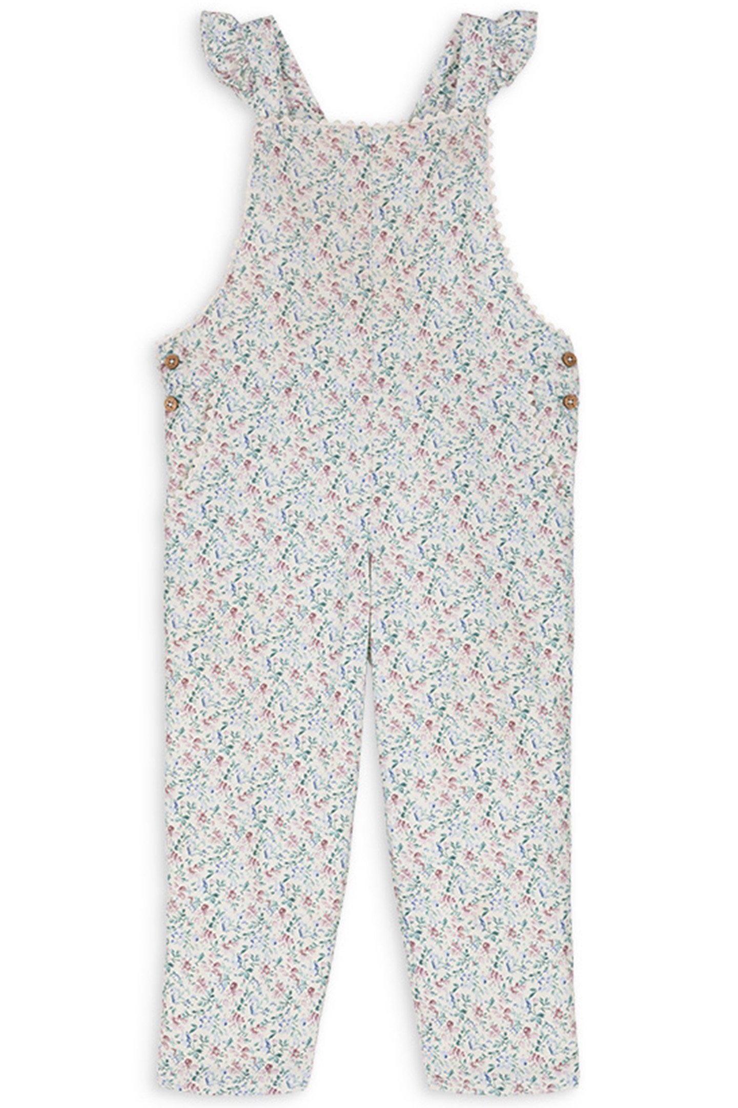 OVERALLS JANNA CREAM RETRO PANSY 1