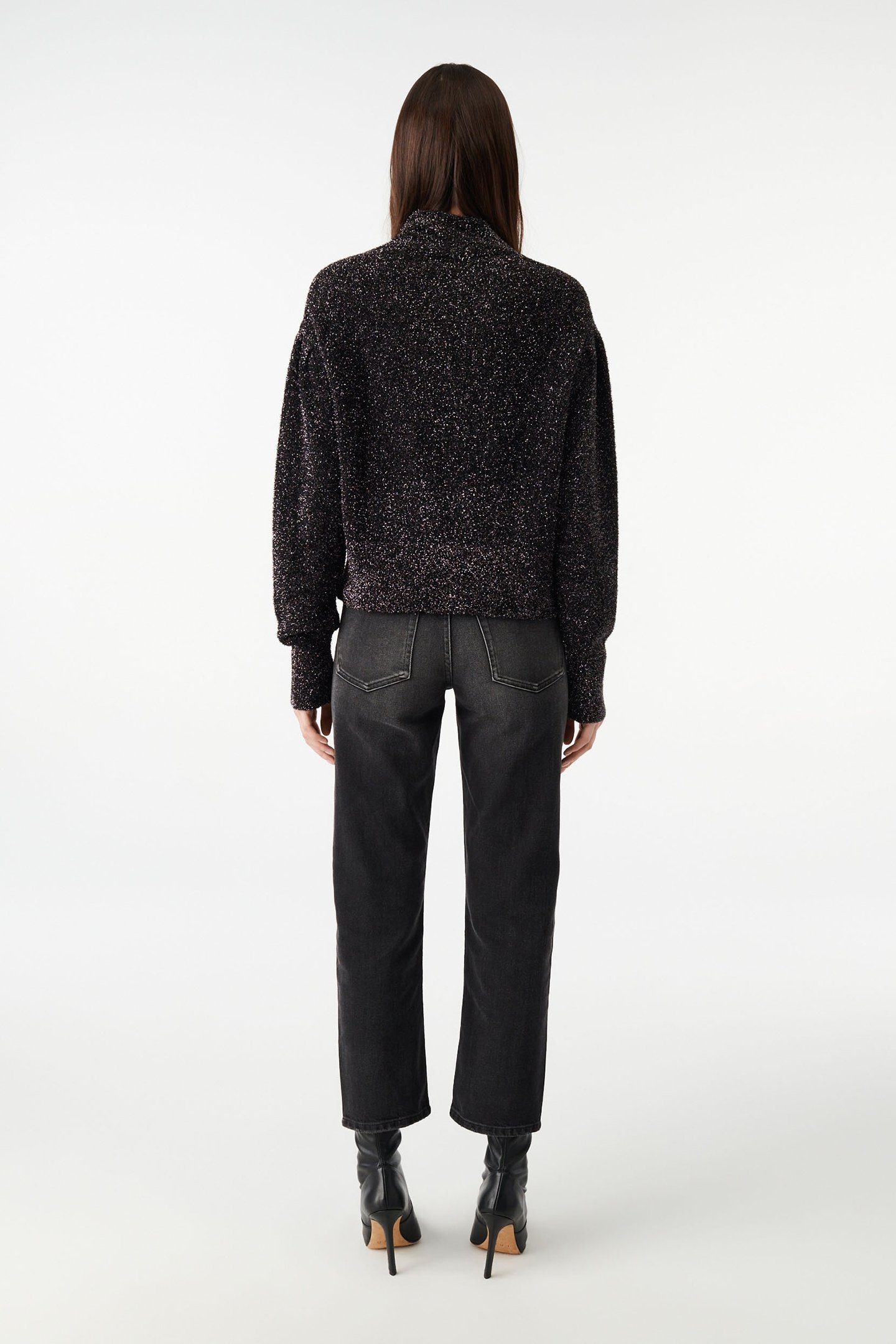 CLERVY PULLOVER BLACK/SILVER 3