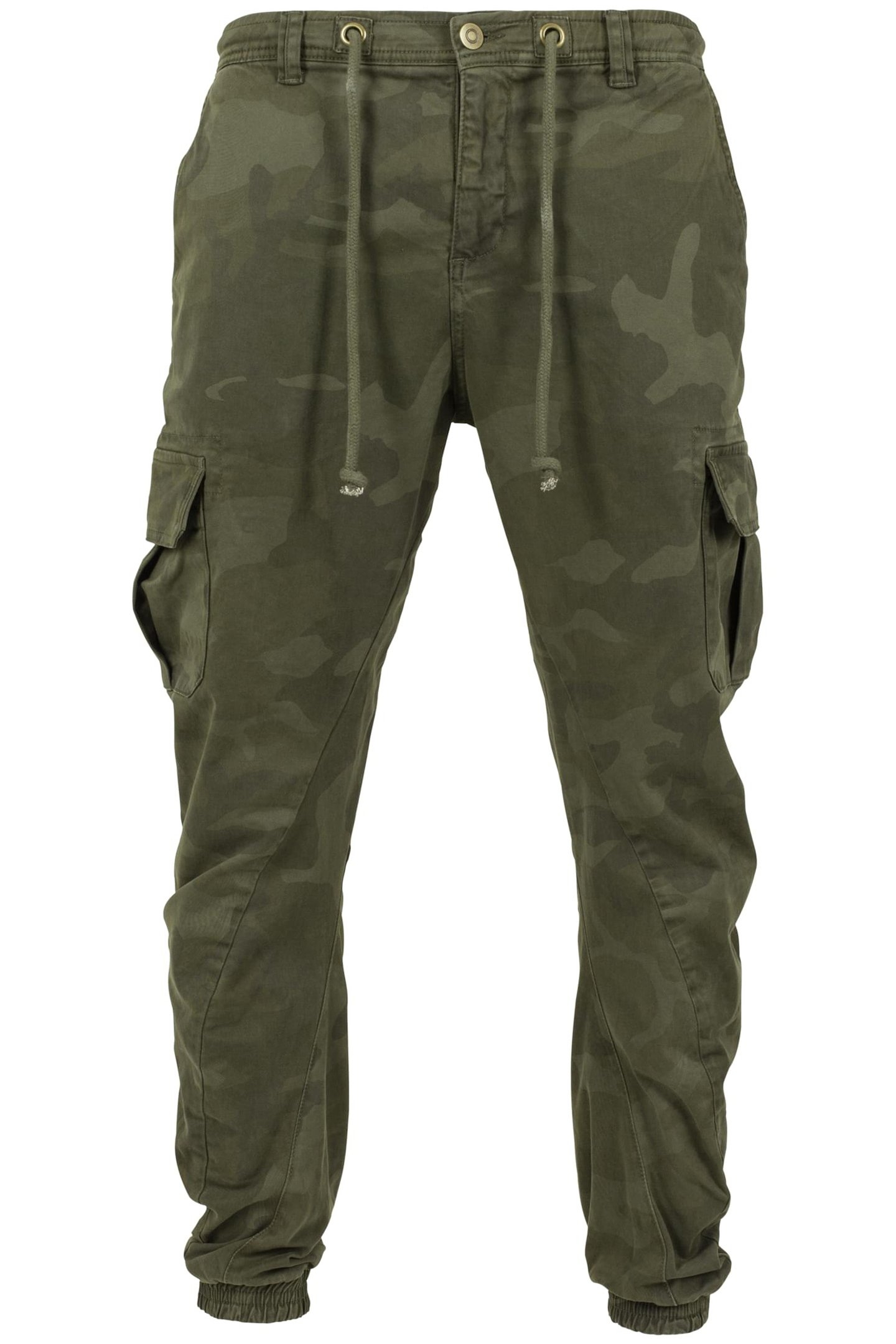 CARGO JOGGING PANTS OLIVE CAMO 1