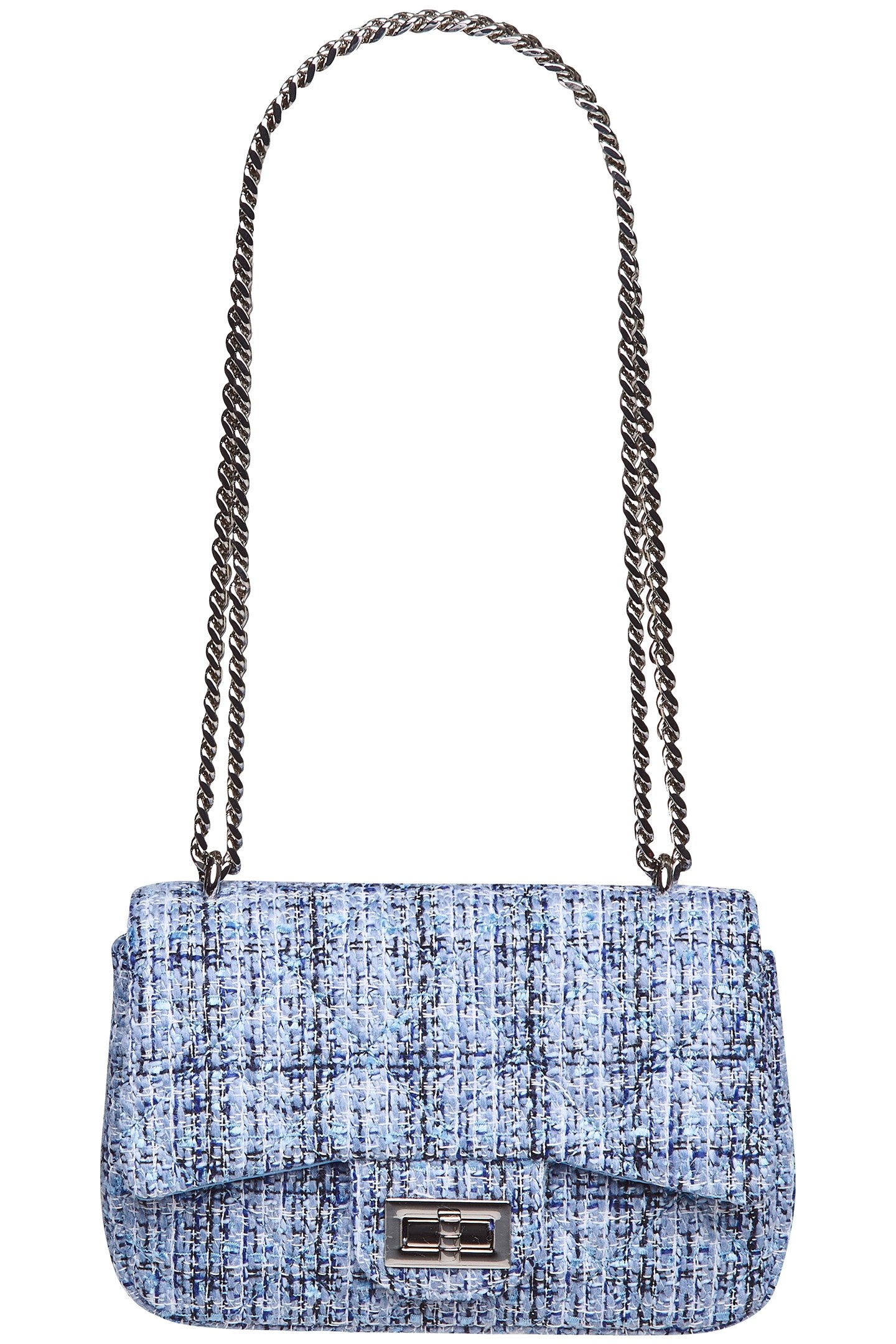 MINI TWEED BAG MIDNIGHT BLUE 1