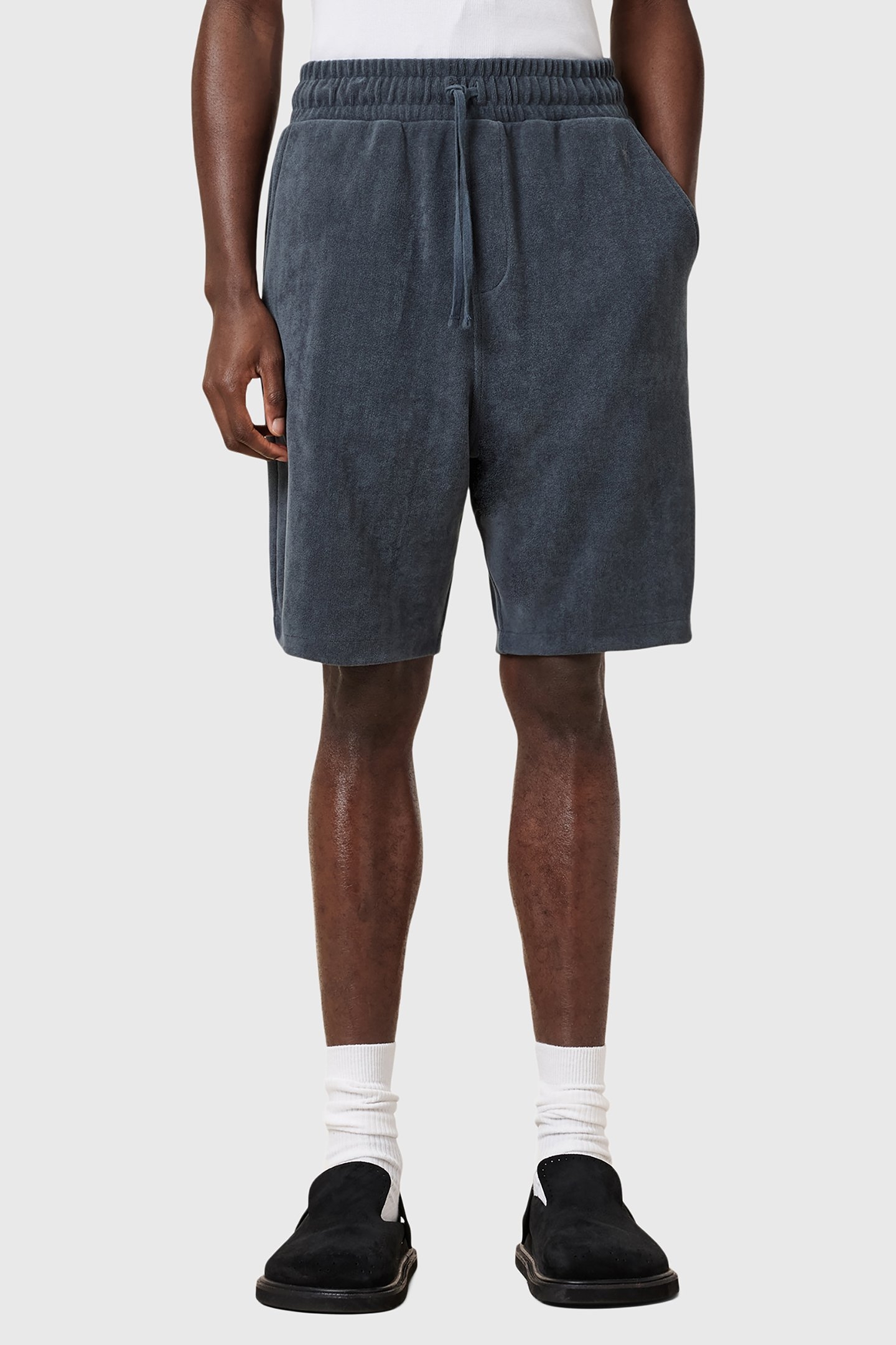 FELIX SWEATSHORT PITCHED BLUE 1