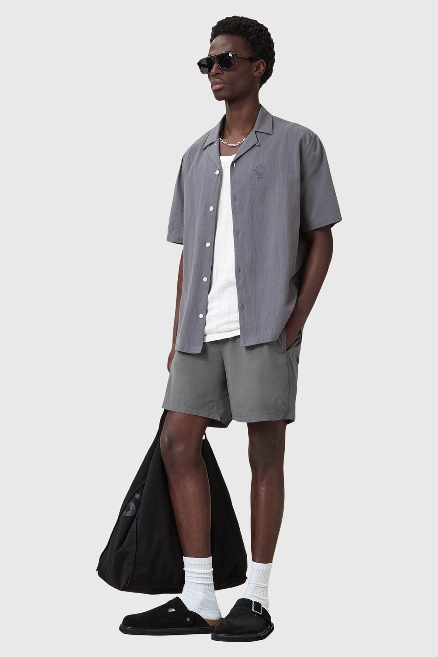 HAVEN SWIMSHORT PILLAR GREY 6