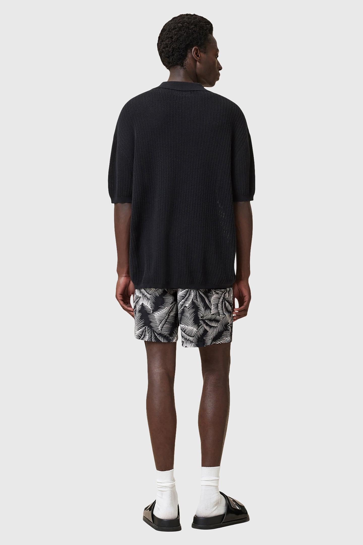 MARSEILLE SWIMSHORT JET BLACK/OPT WHT 3