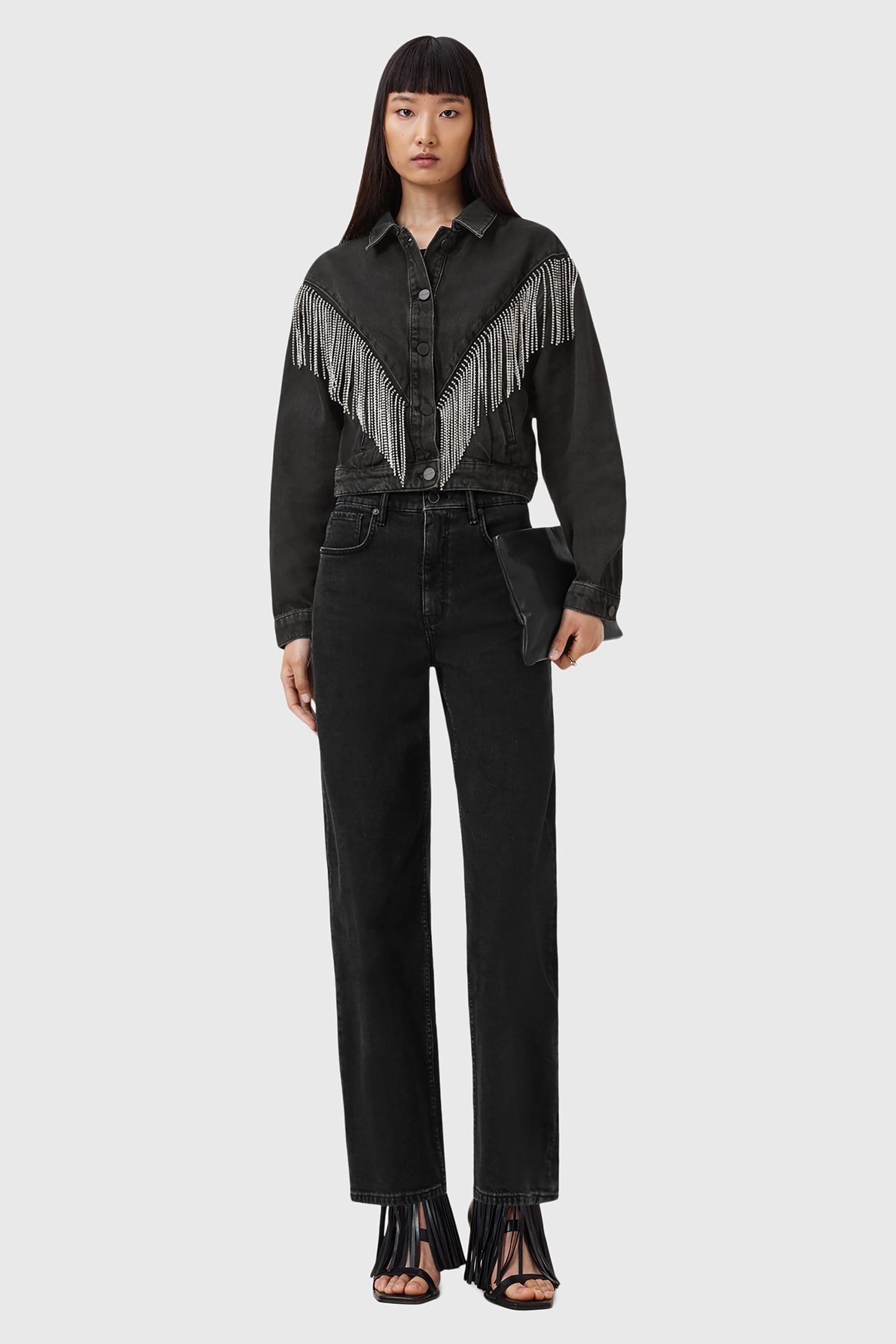 MARLENE EMB JACKET BLACK 5