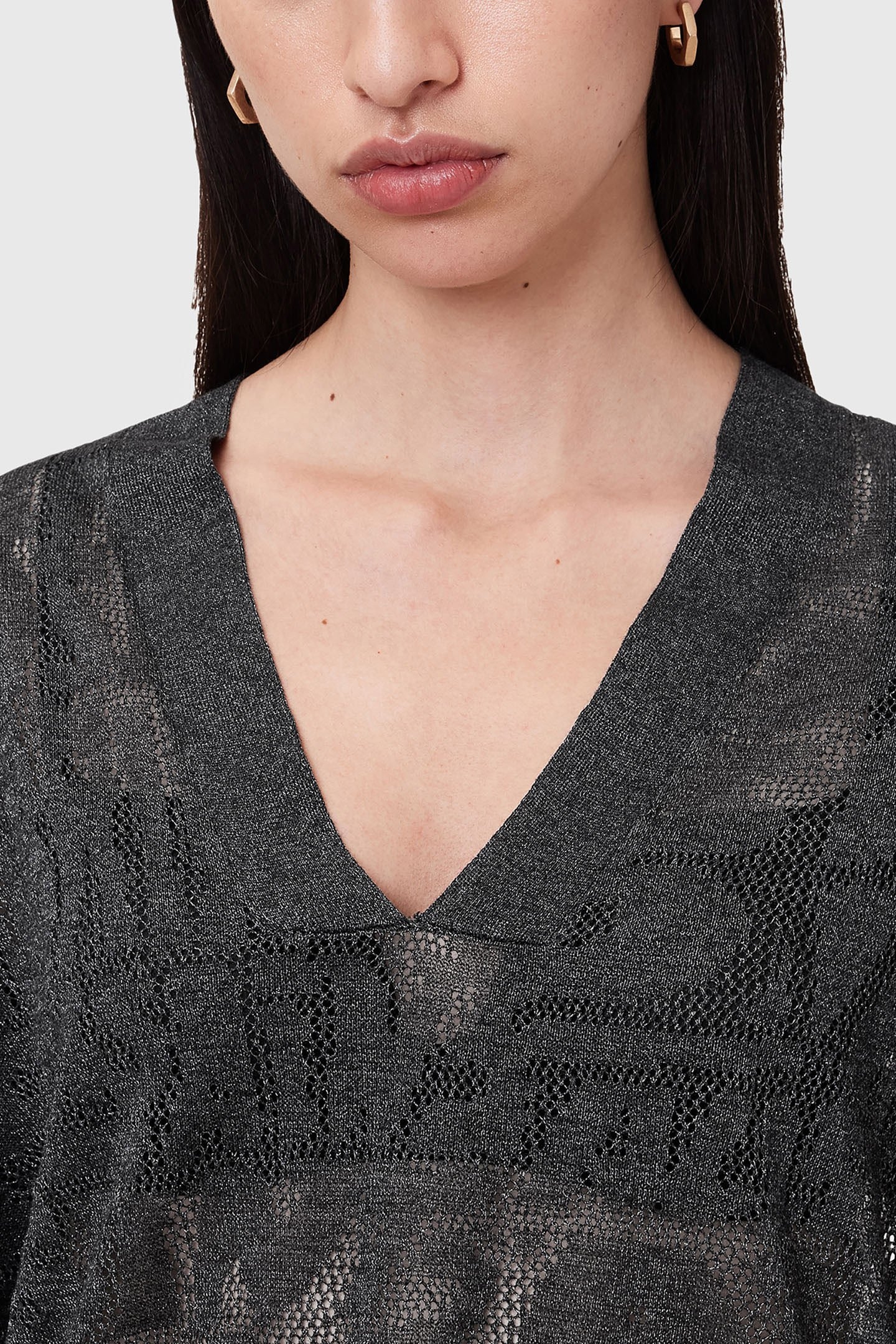 KAITO V NECK CARBON GREY 7