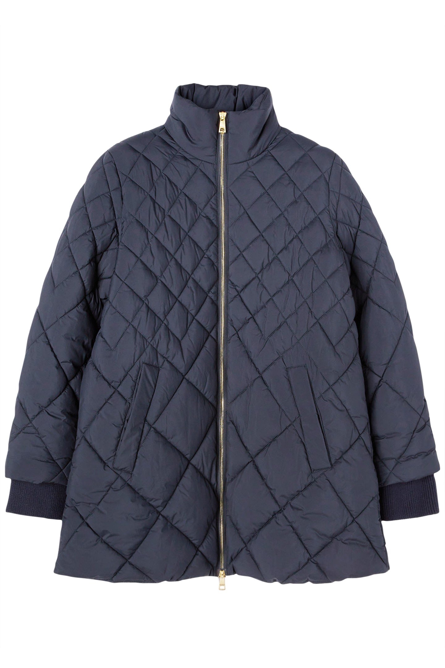DIAMOND QUILTED PADDED JACKET BLUE 4