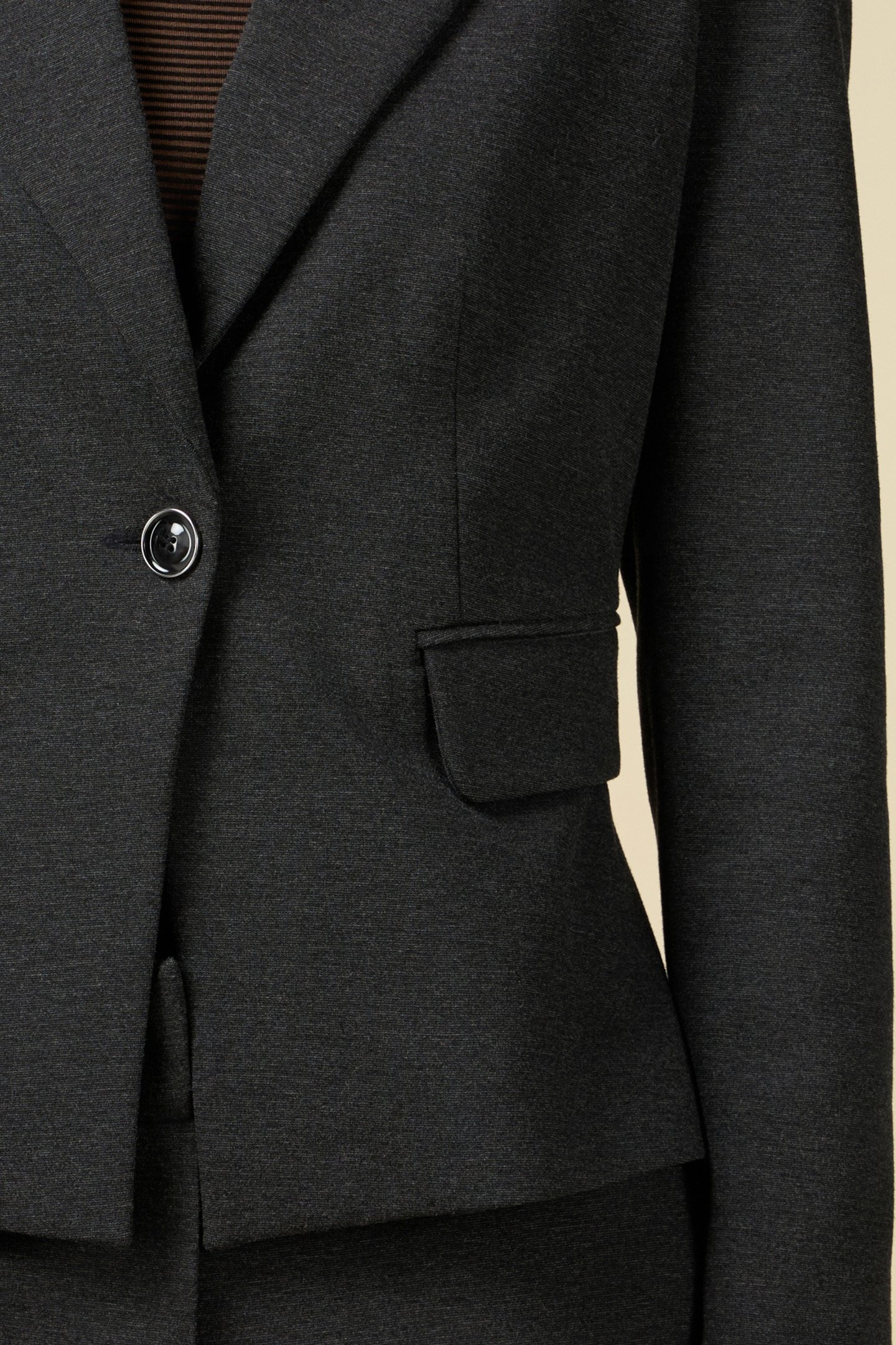 MILANO KNIT FABRIC BLAZER GREY 4