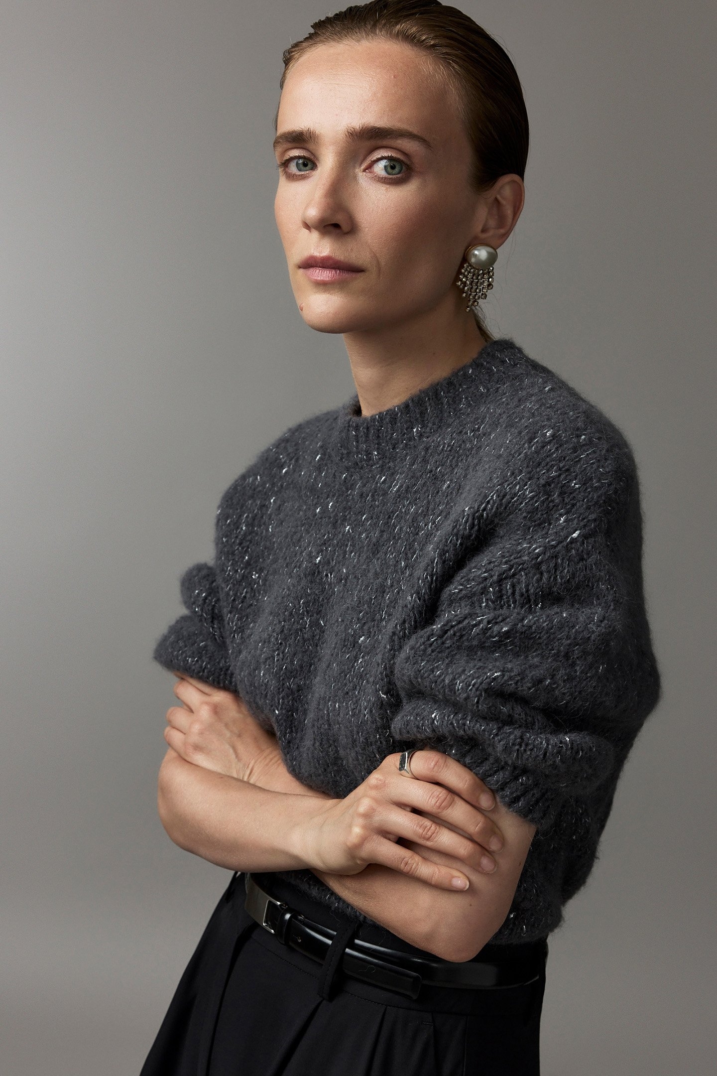 NICOLE PULLOVER MID GREY 5