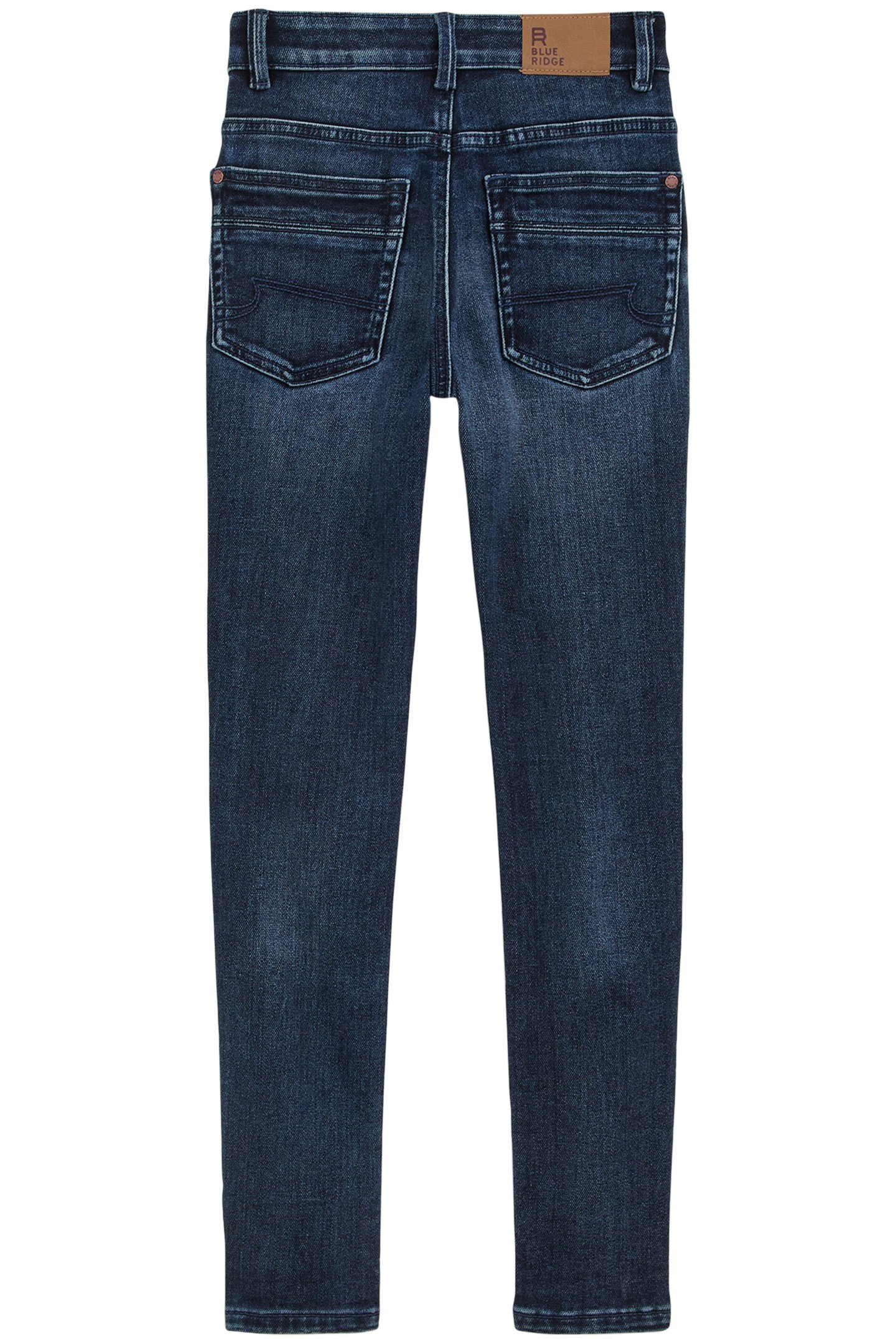 5-POCKET MID WAIST DARK BLUE 4