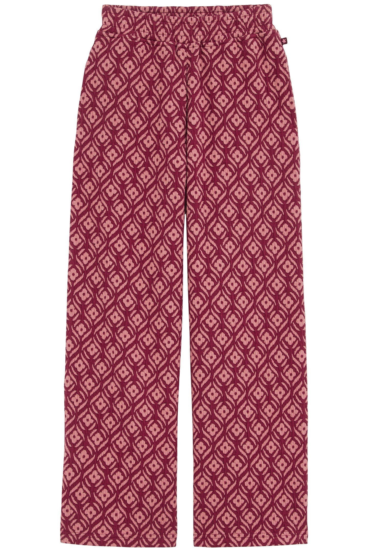 TROUSER BURGUNDY RED 3