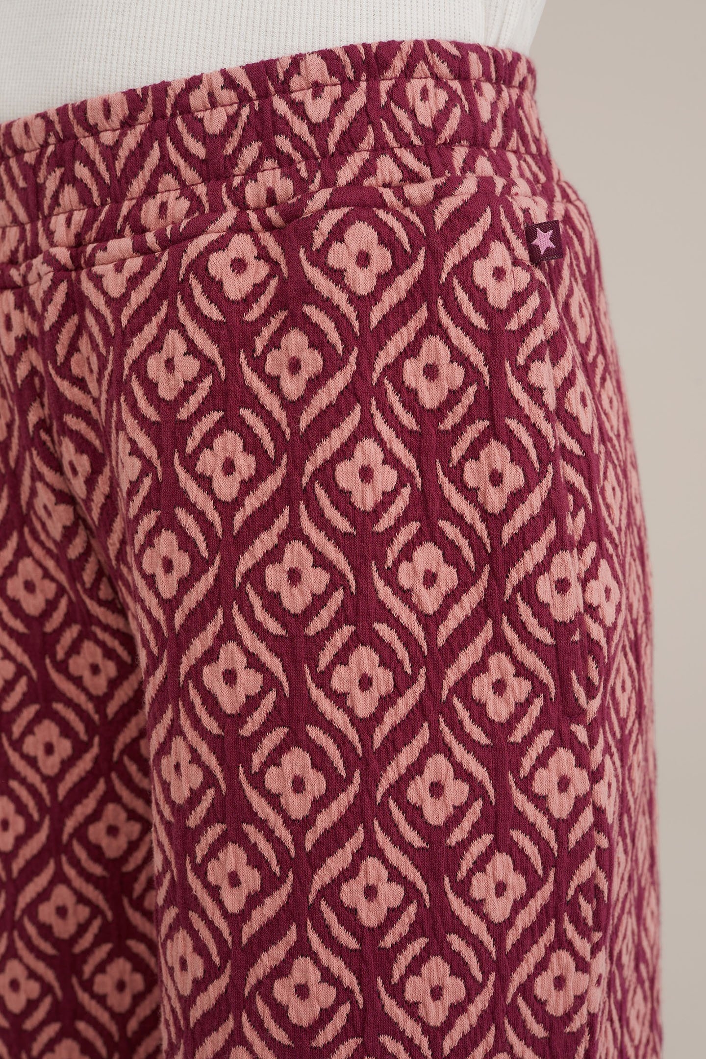 TROUSER BURGUNDY RED 5