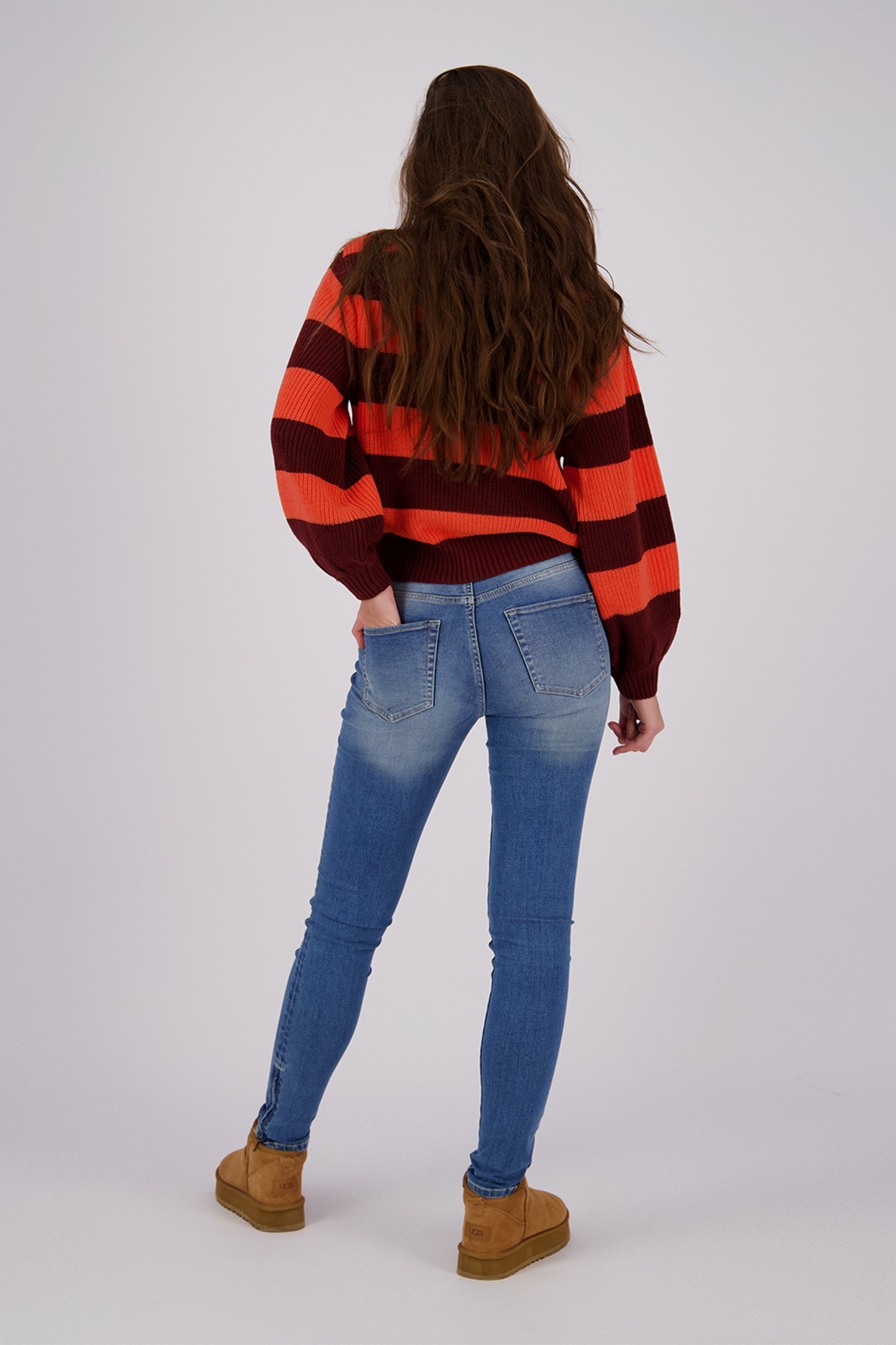 NAYELA SWEATERS SANGRIA RED 2